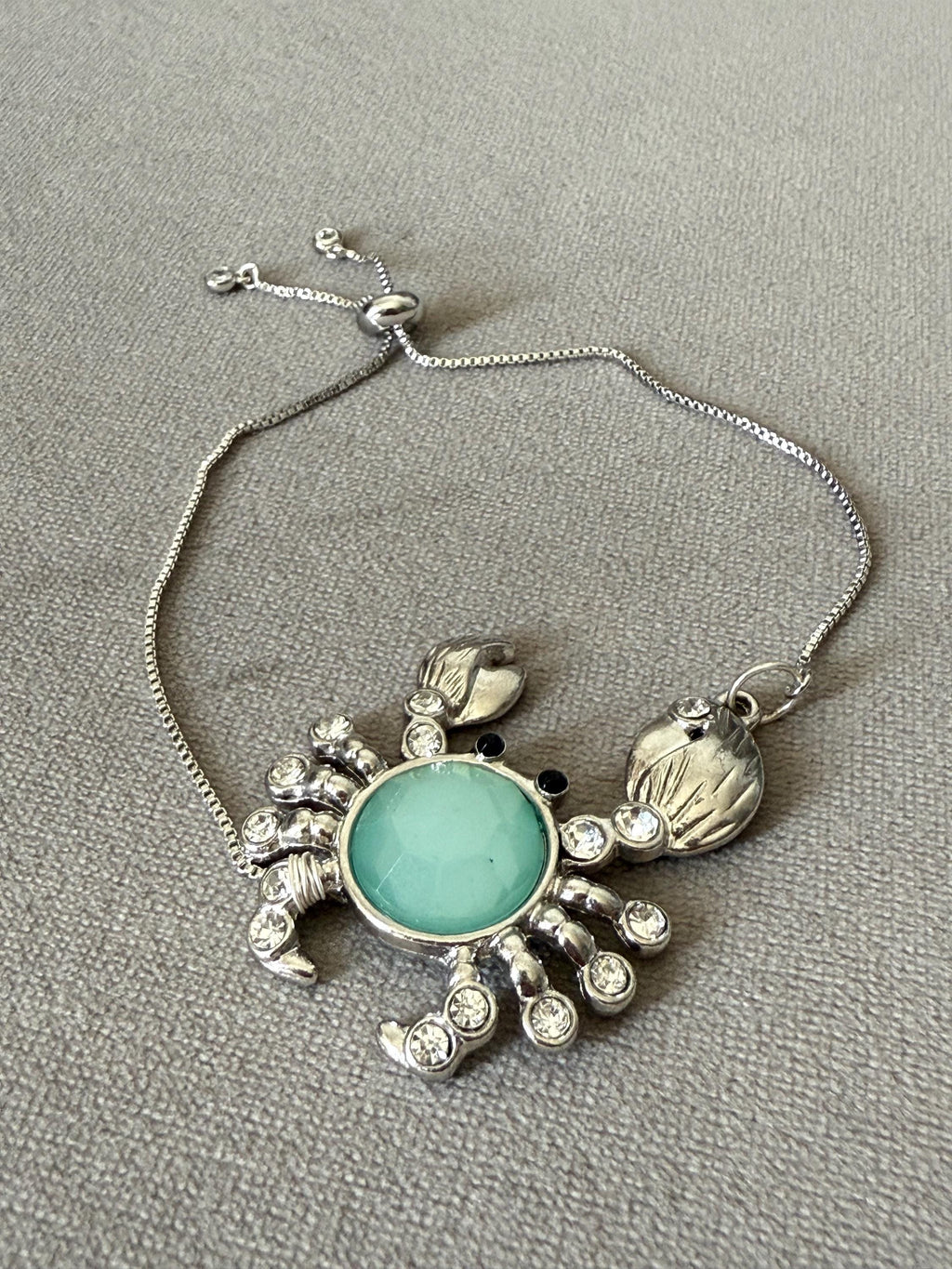 Aqua Crab Bolo Bracelet – Midnight Sands Collection