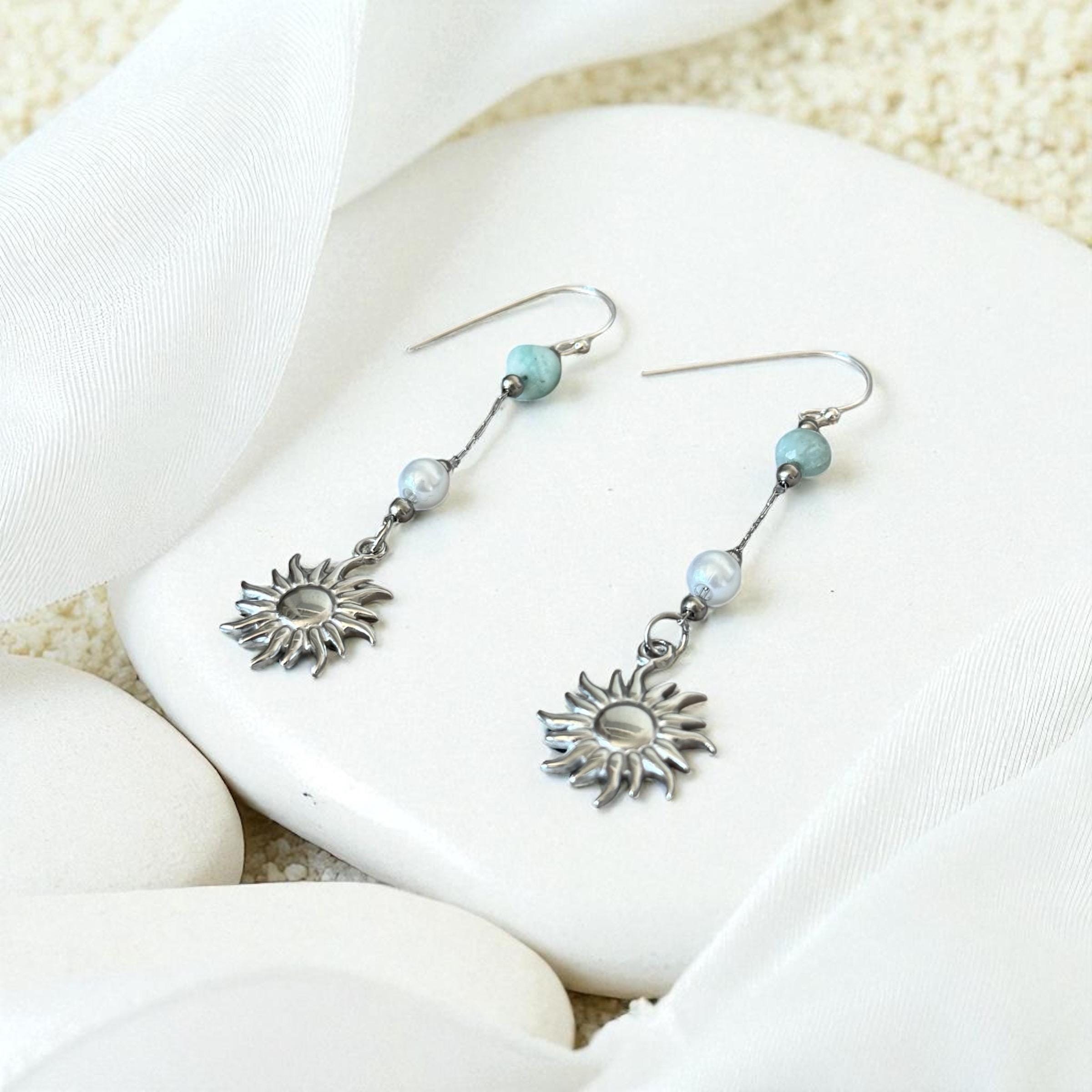Celestial Horizon Drop Earrings