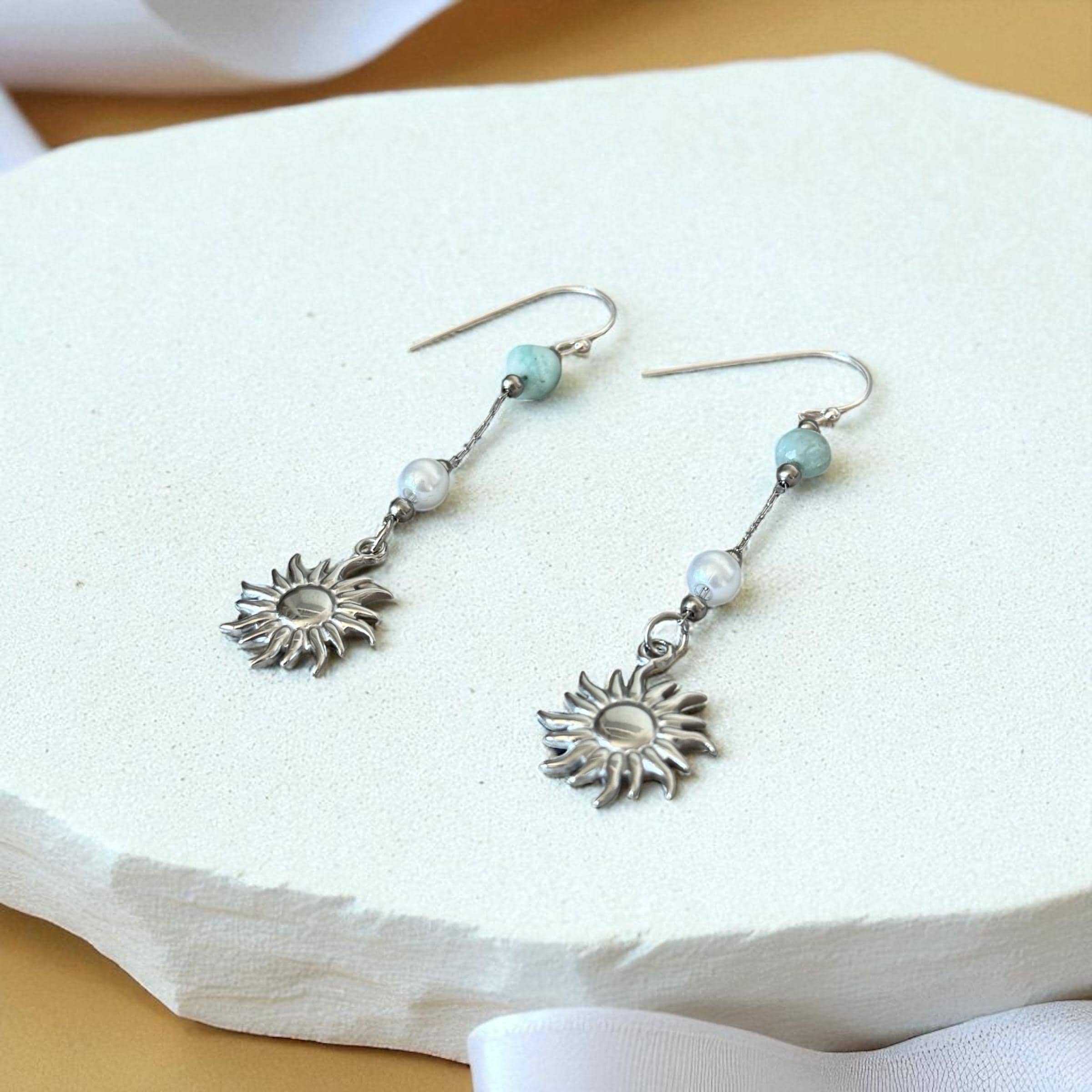 Celestial Horizon Drop Earrings