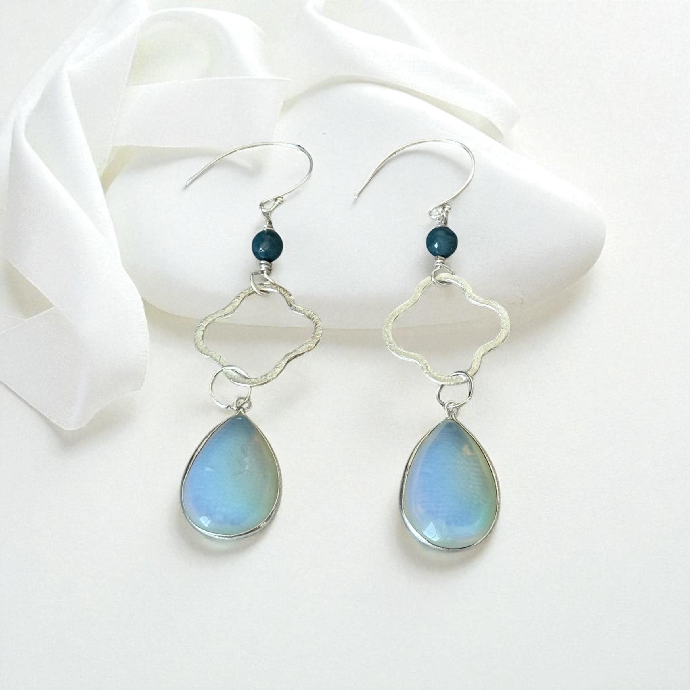 Azure Mirage Drop Earrings