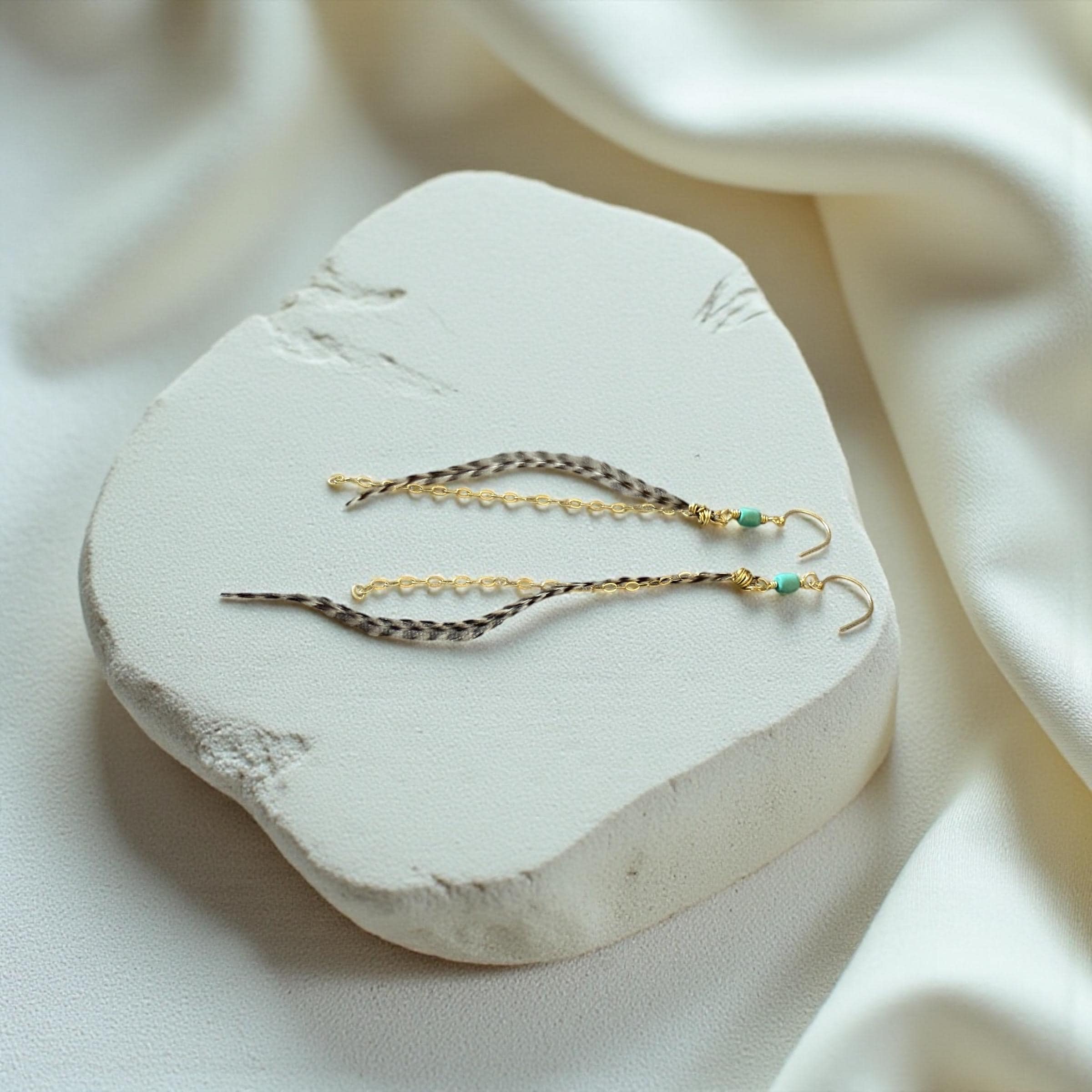 Feathered Sahara Drift Earrings – Bohemian Edge Collection