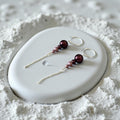 Plum Eclipse Earrings