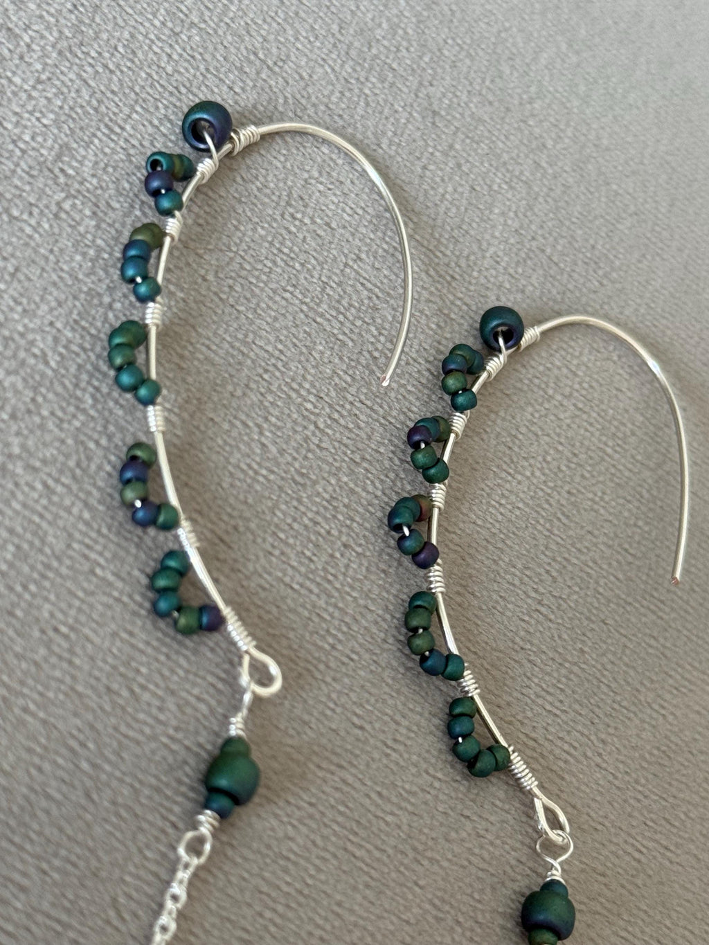Shadow Siren Spike Drop Earrings