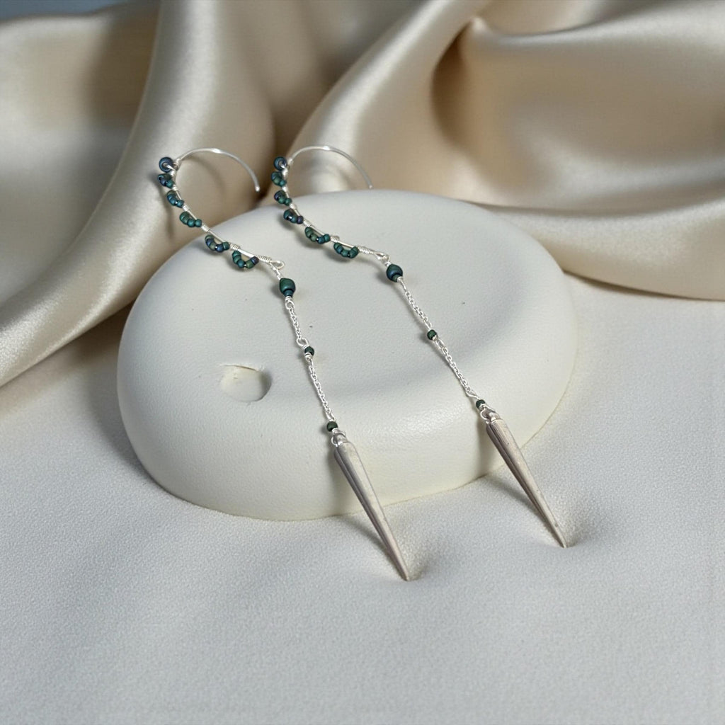 Shadow Siren Spike Drop Earrings