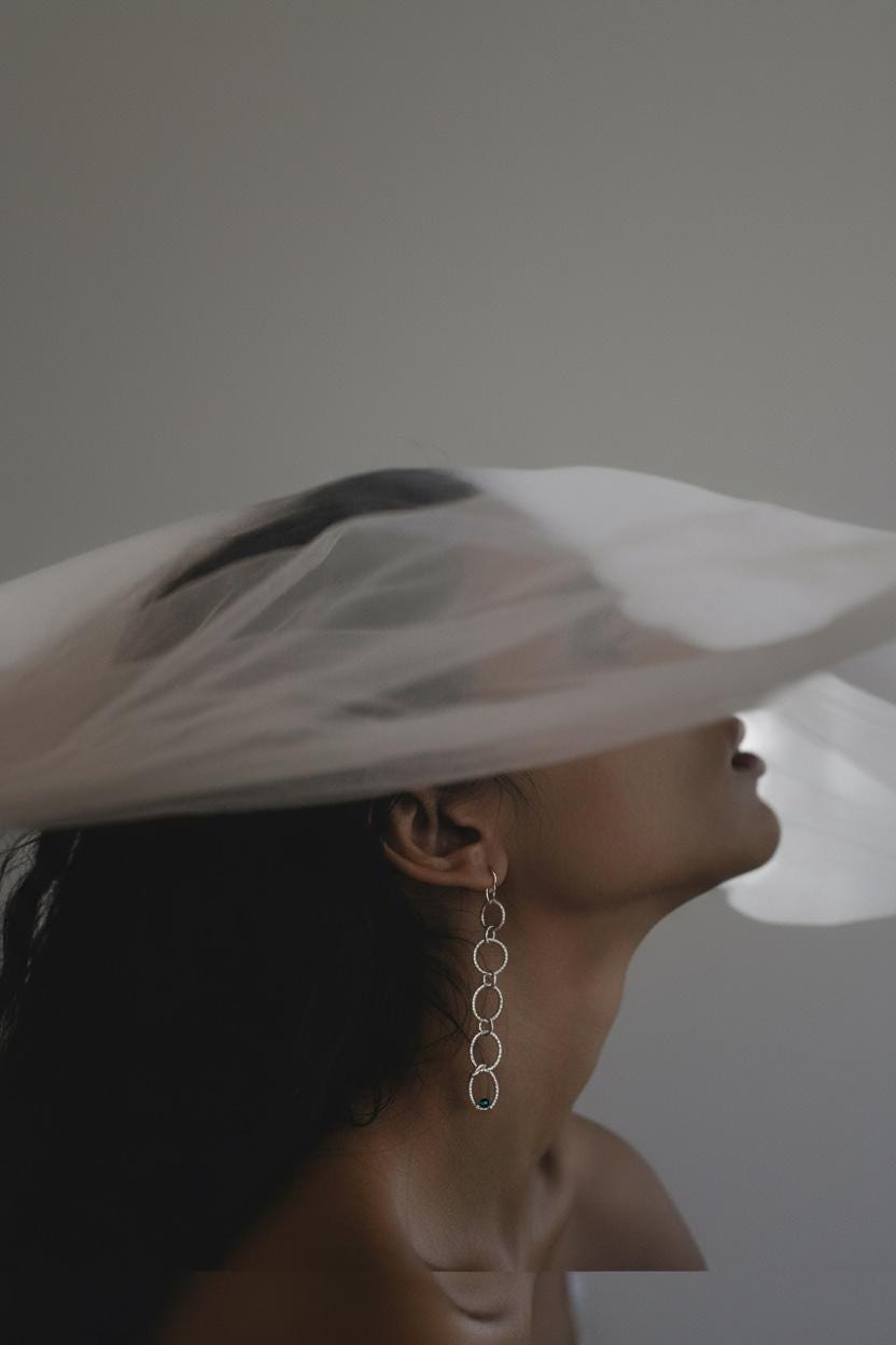 Tidal Chain Luxe Earrings