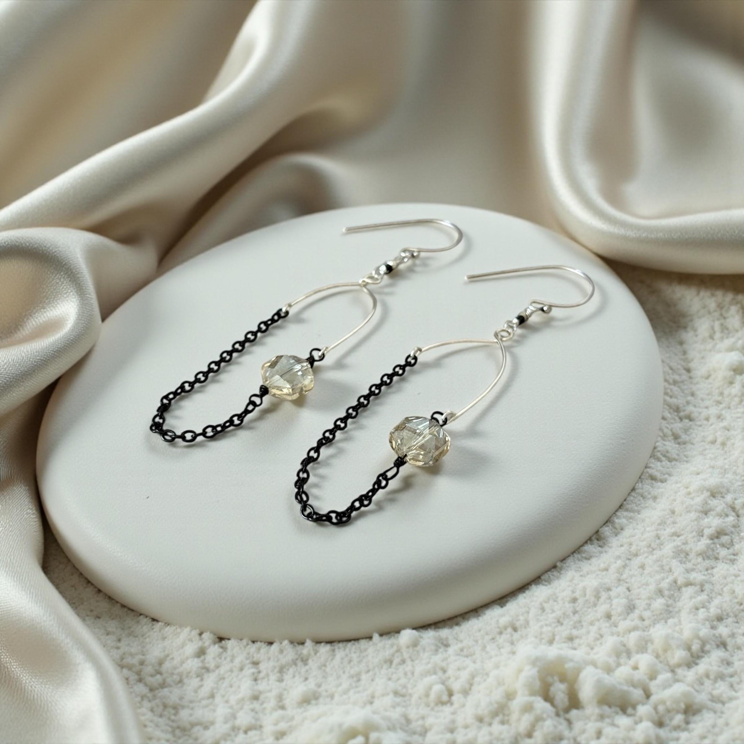 Shadow Luxe Loop Earrings