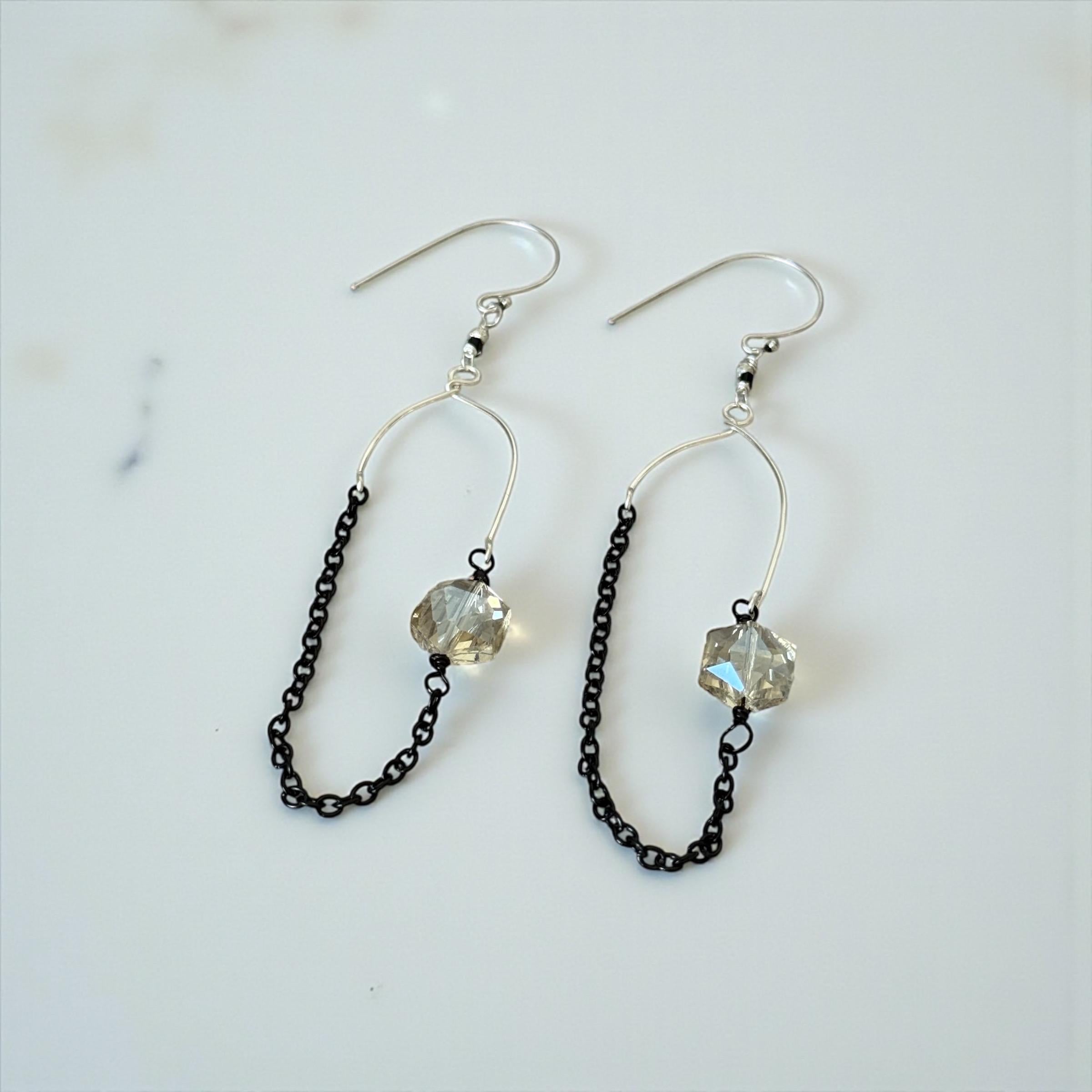 Shadow Luxe Loop Earrings
