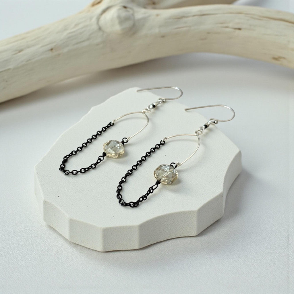 Shadow Luxe Loop Earrings