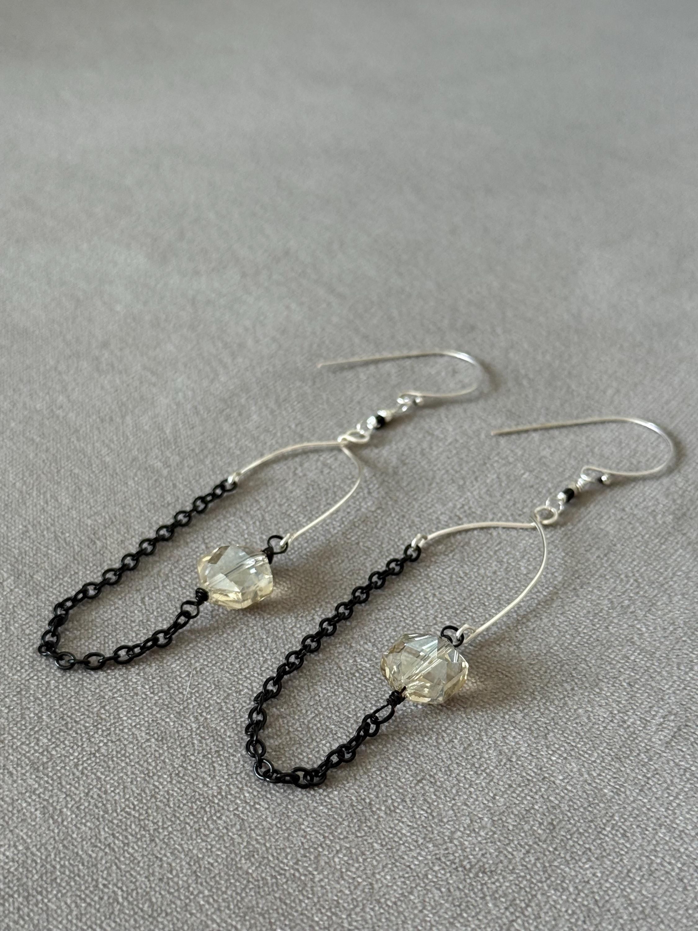 Shadow Luxe Loop Earrings