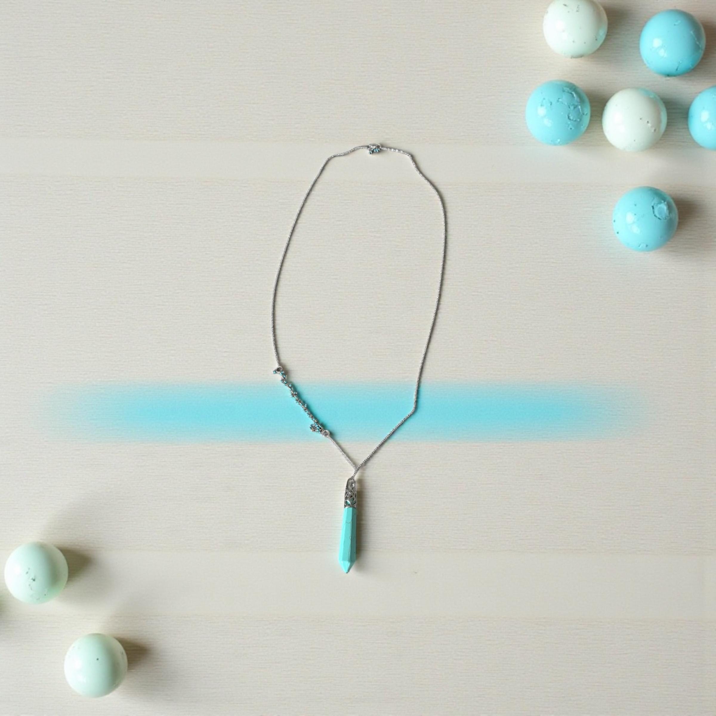Arctic Glow Prism Necklace