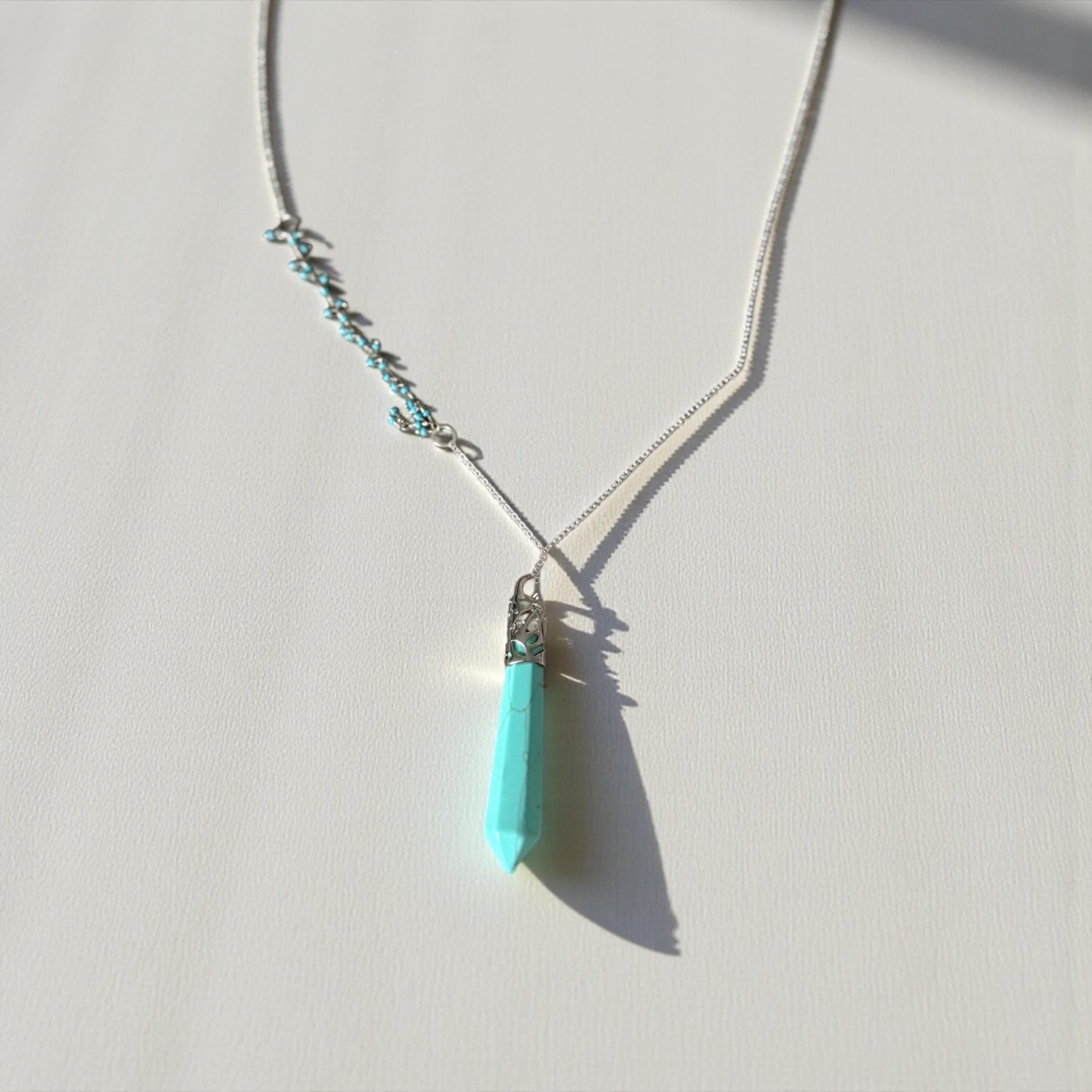 Arctic Glow Prism Necklace