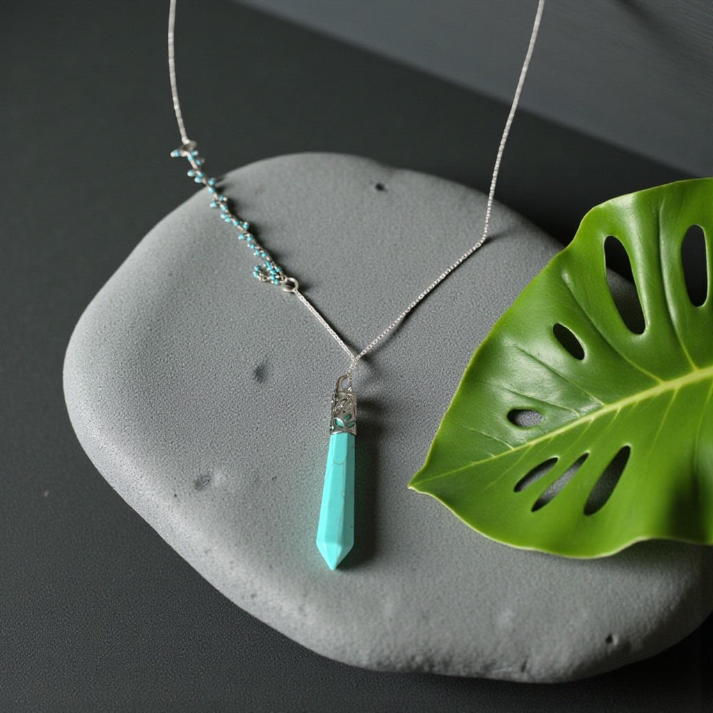 Arctic Glow Prism Necklace