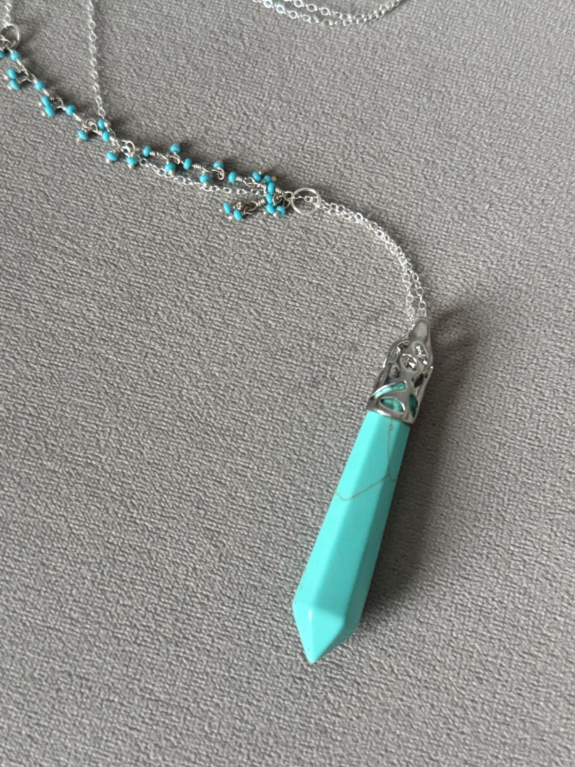 Arctic Glow Prism Necklace