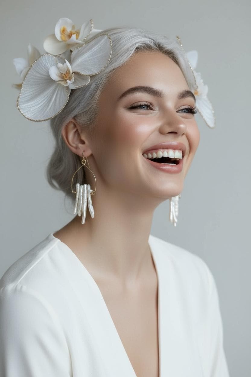 Tidal Luxe Keishi Fringe Earrings