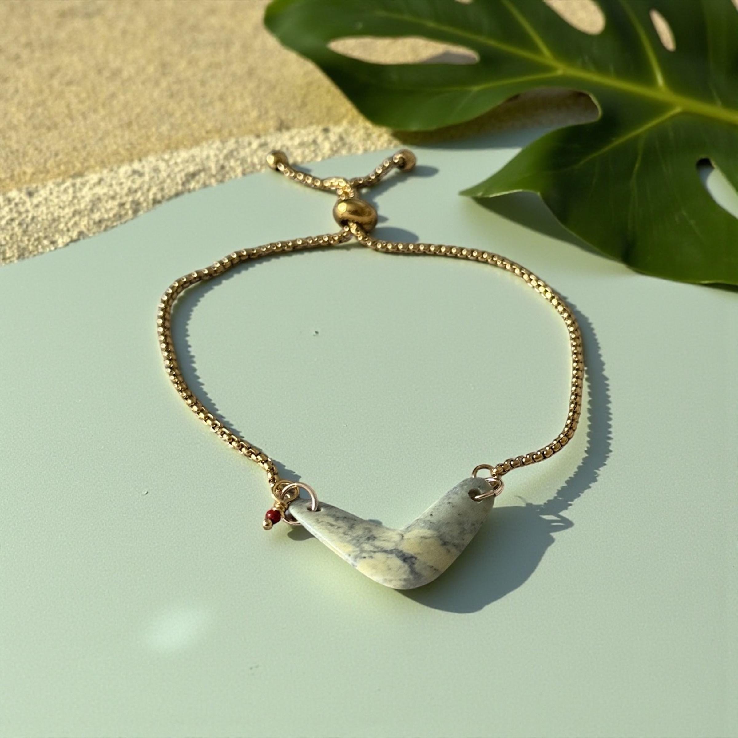 Marble Crest Luxe Bolo Slider Bracelet