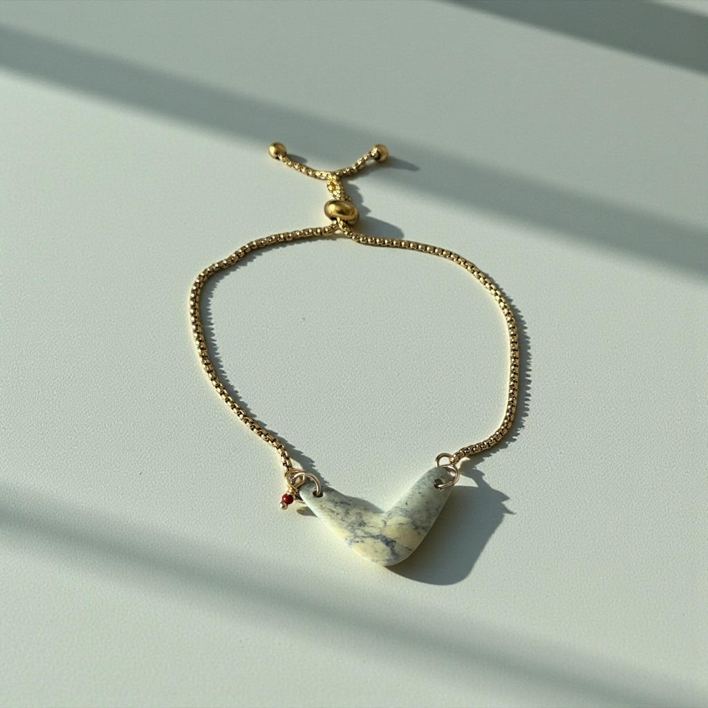 Marble Crest Luxe Bolo Slider Bracelet