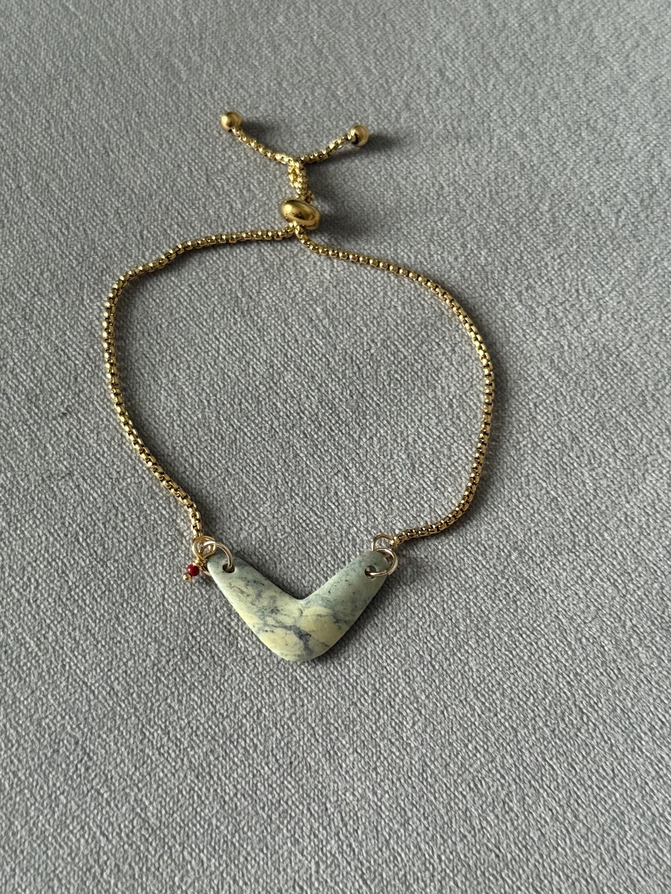 Marble Crest Luxe Bolo Slider Bracelet