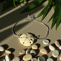 Coastal Keepsake Sand Dollar Bolo Bracelet