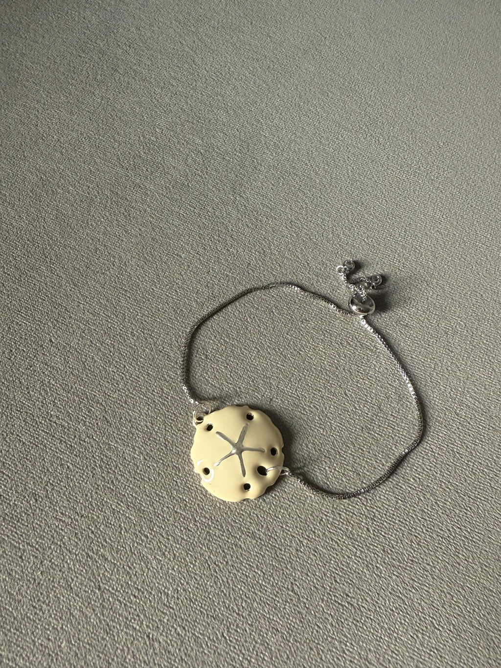 Coastal Keepsake Sand Dollar Bolo Bracelet