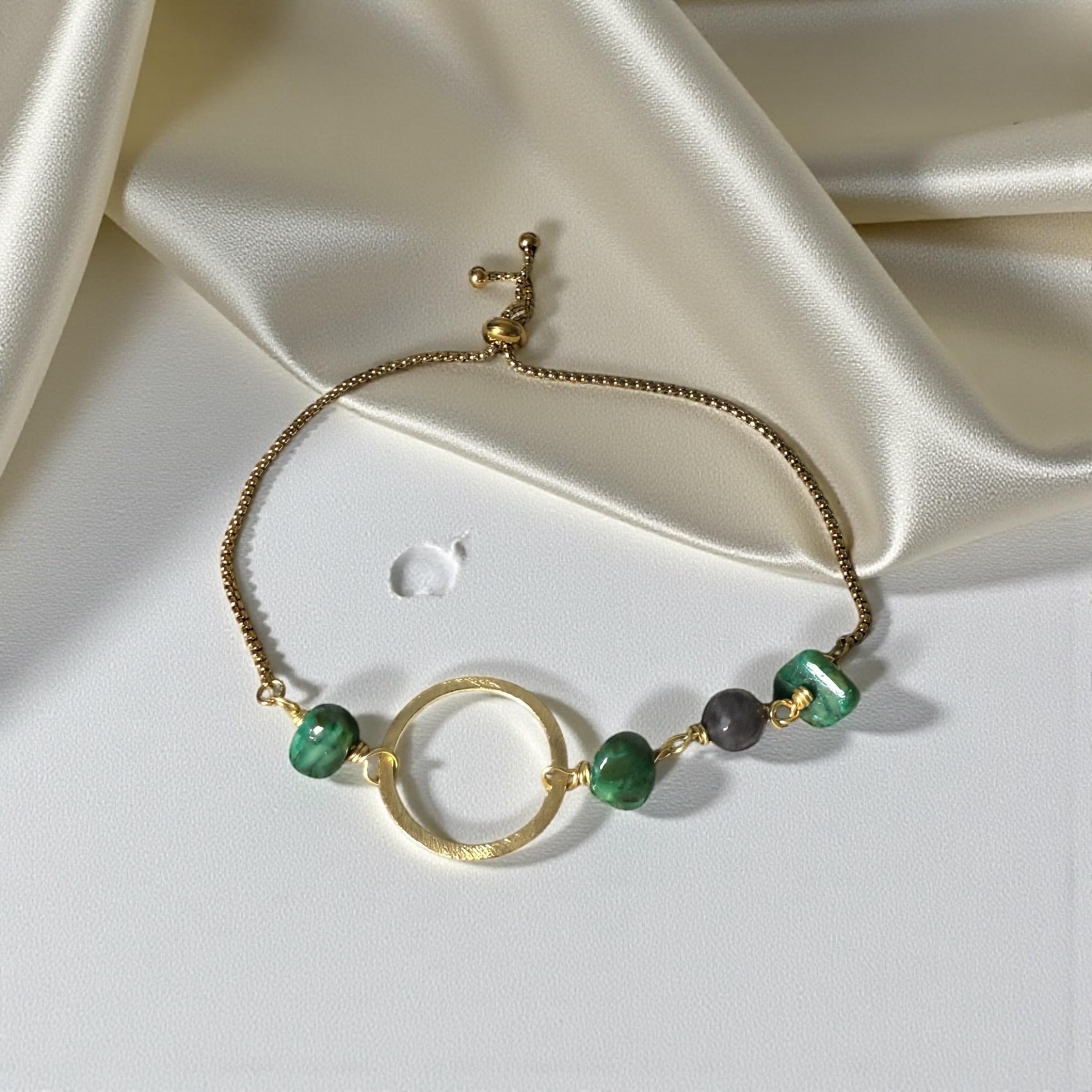 Emerald Orbit Luxe Bracelet