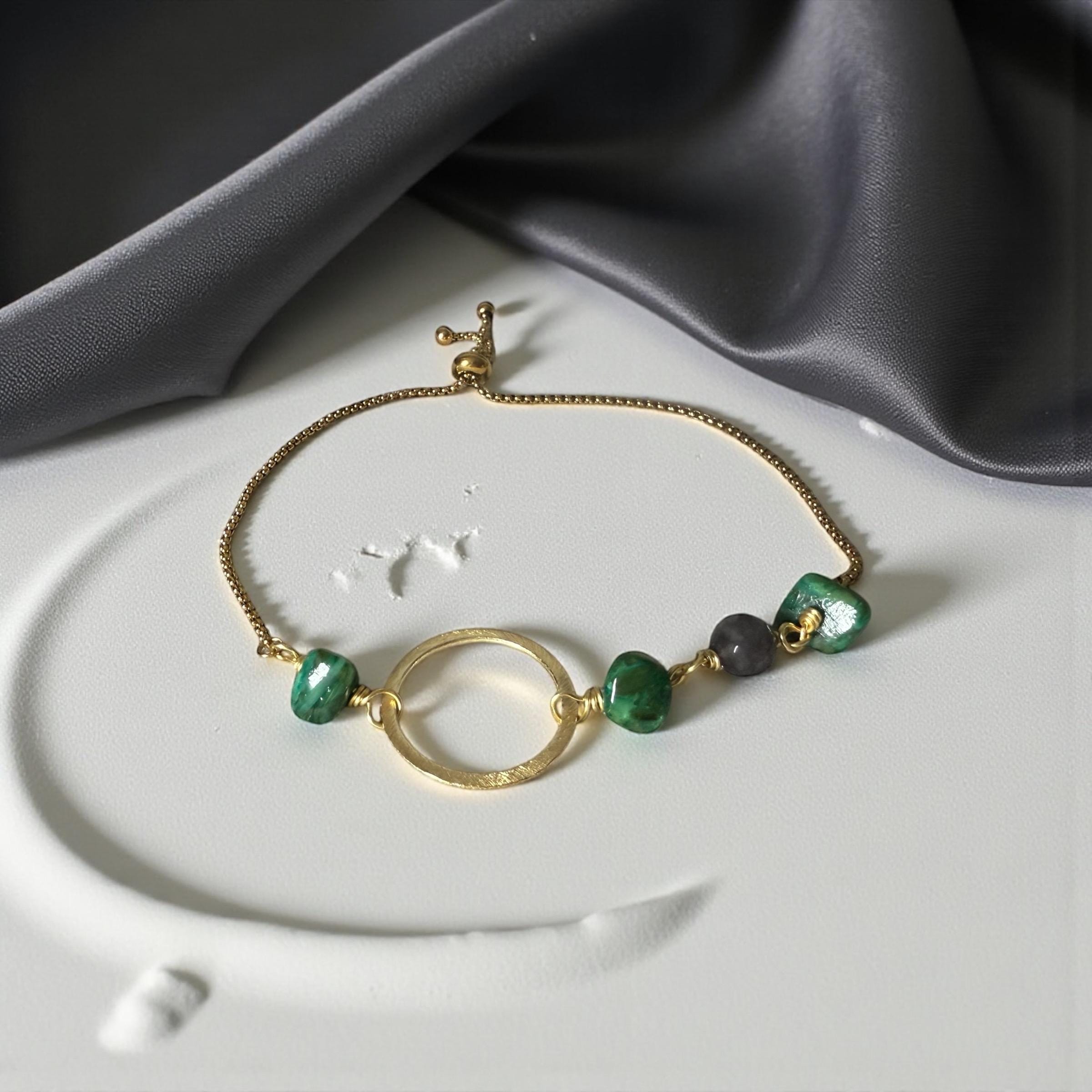 Emerald Orbit Luxe Bracelet