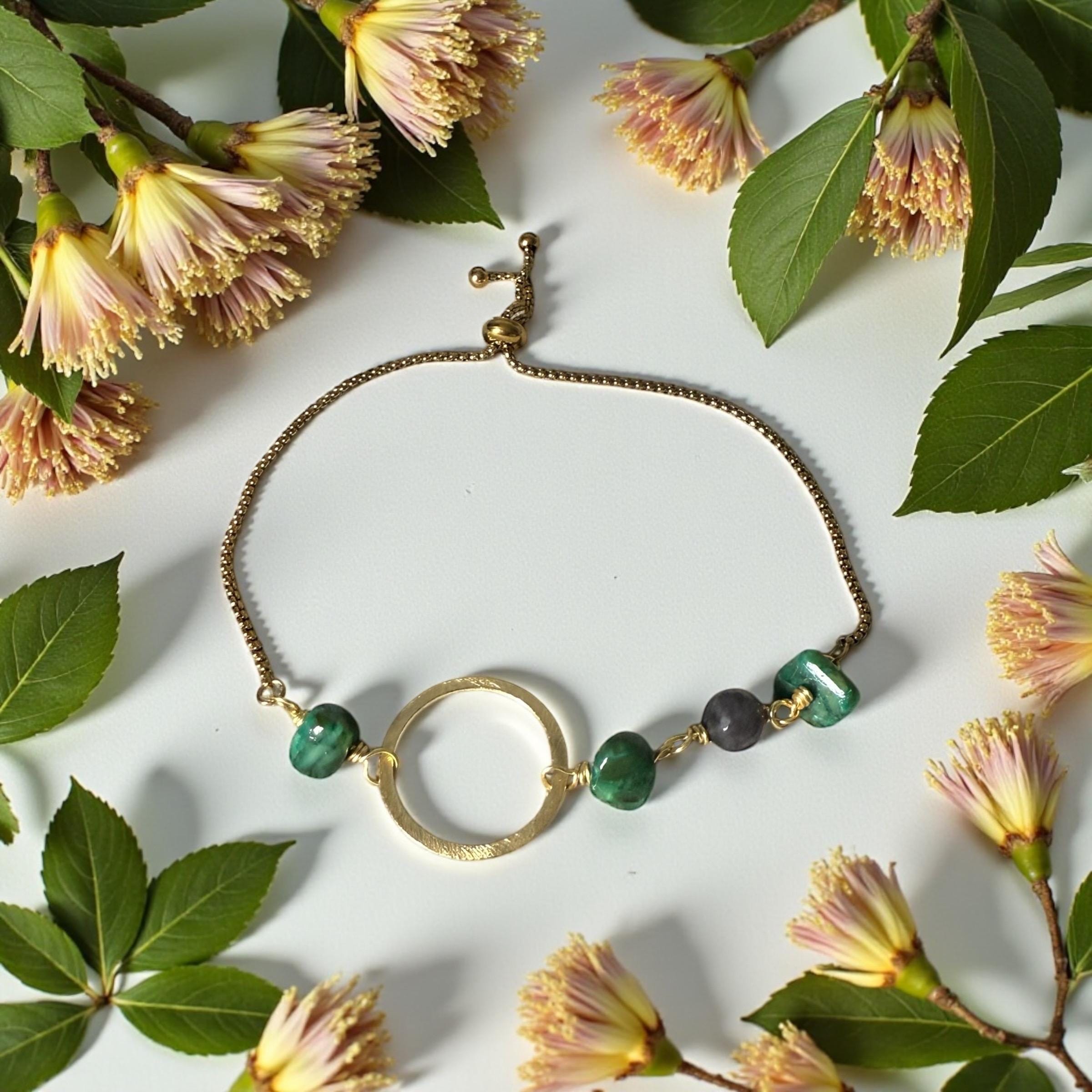 Emerald Orbit Luxe Bracelet