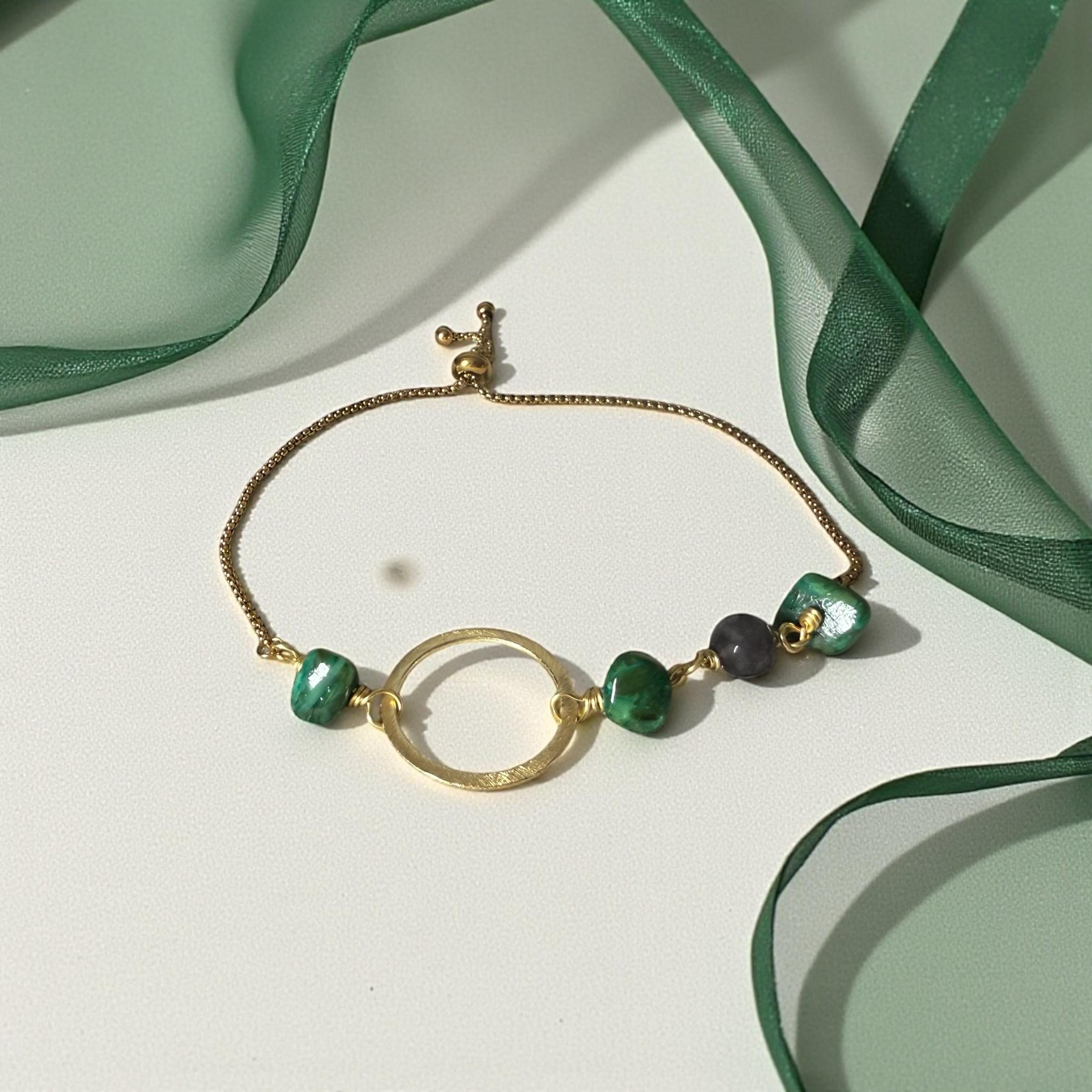 Emerald Orbit Luxe Bracelet
