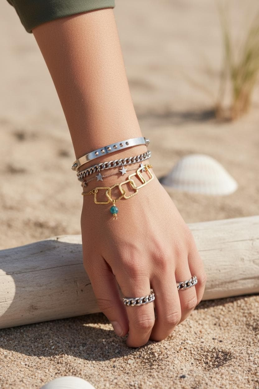 Golden Link Muse Bolo Bracelet