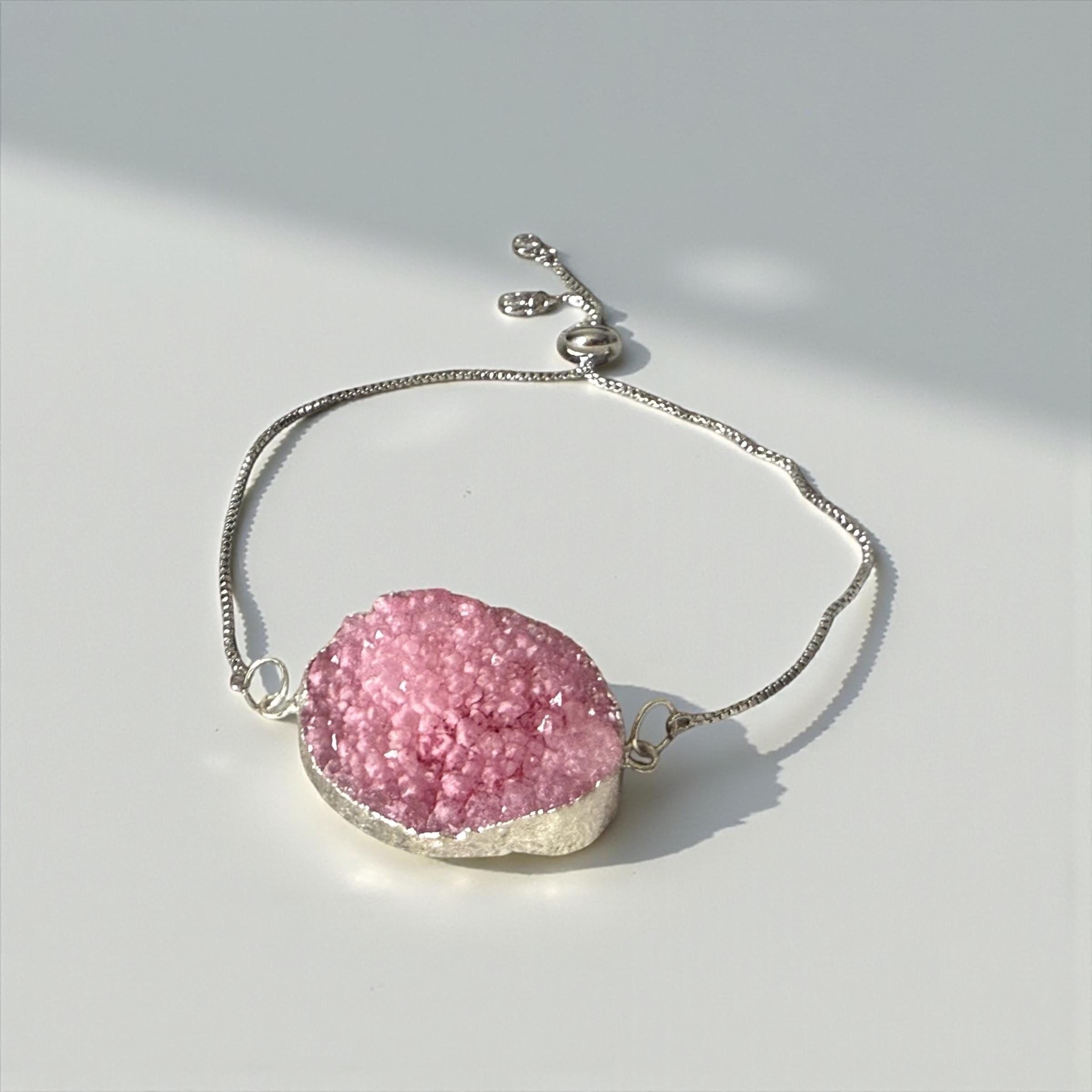 Crystal Rosé Dream Bolo Bracelet