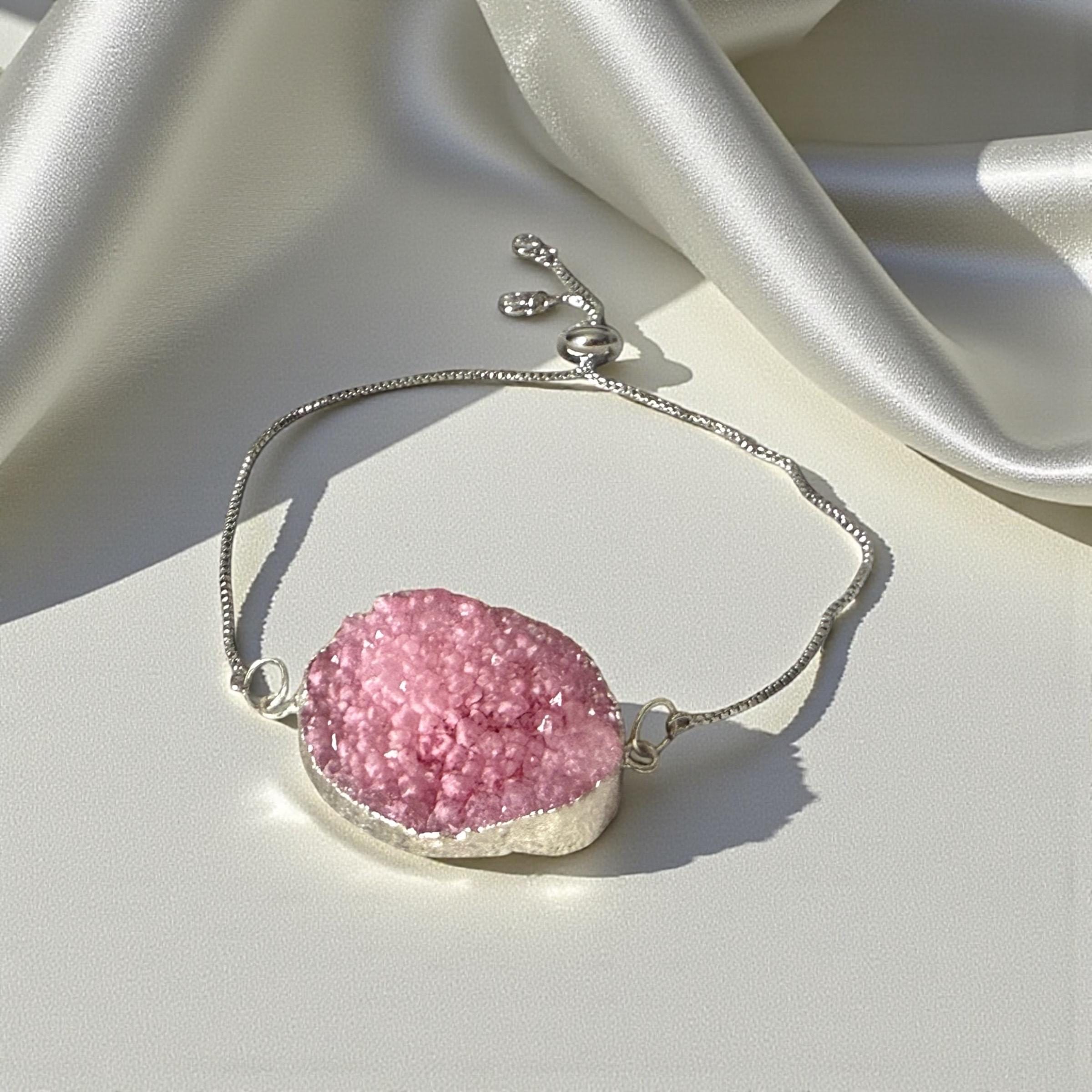 Crystal Rosé Dream Bolo Bracelet