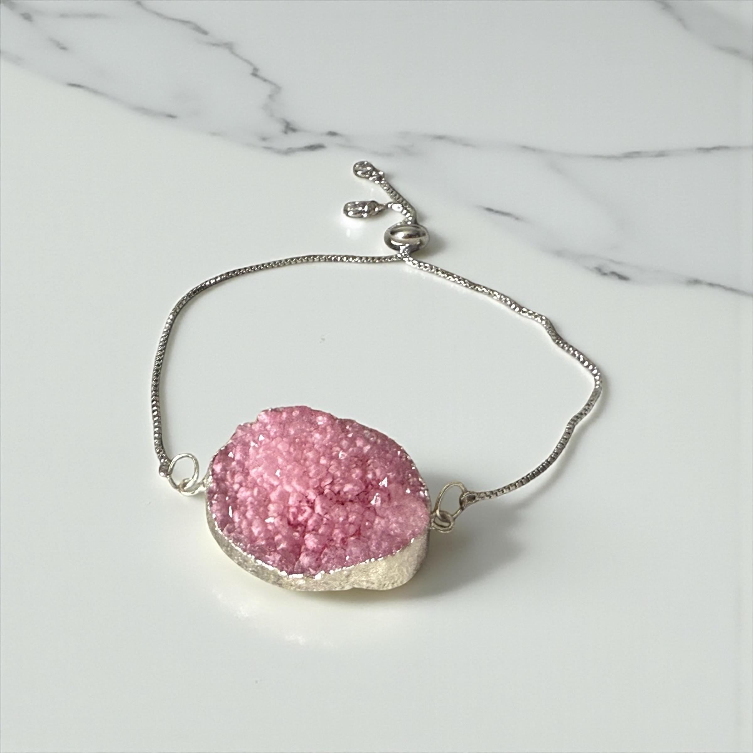 Crystal Rosé Dream Bolo Bracelet