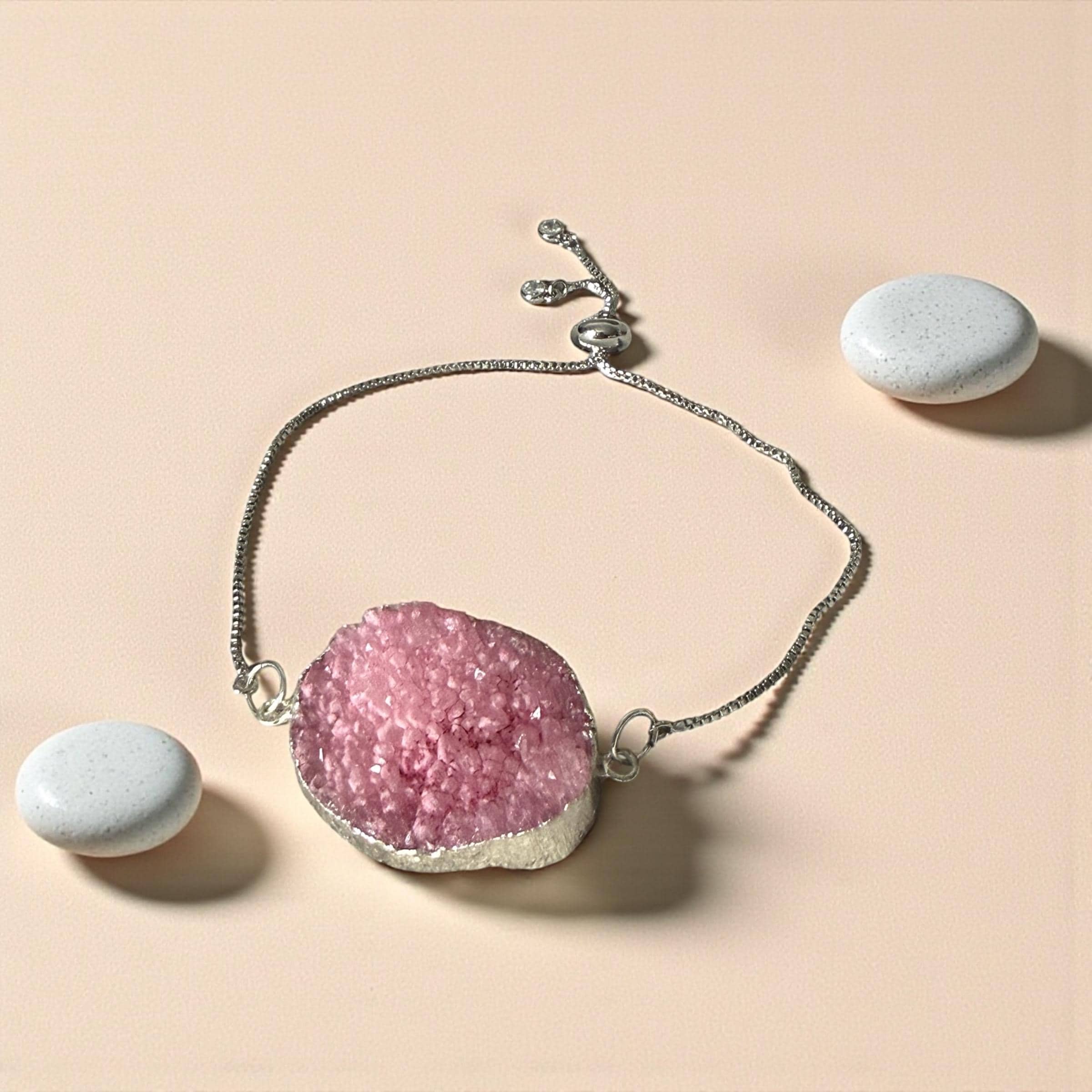 Crystal Rosé Dream Bolo Bracelet
