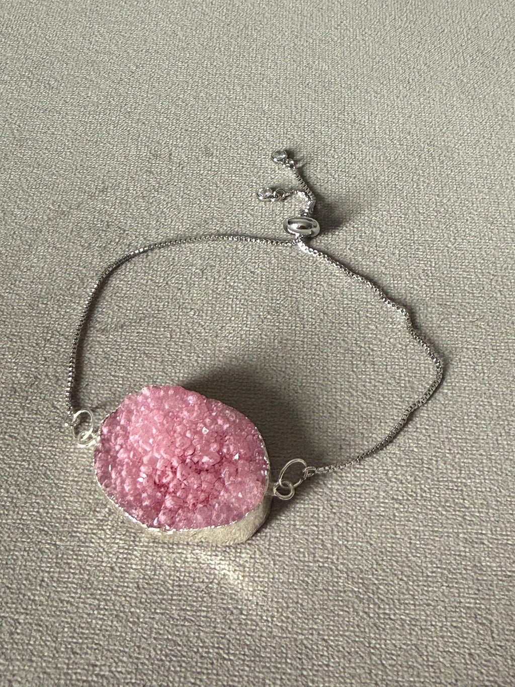 Crystal Rosé Dream Bolo Bracelet