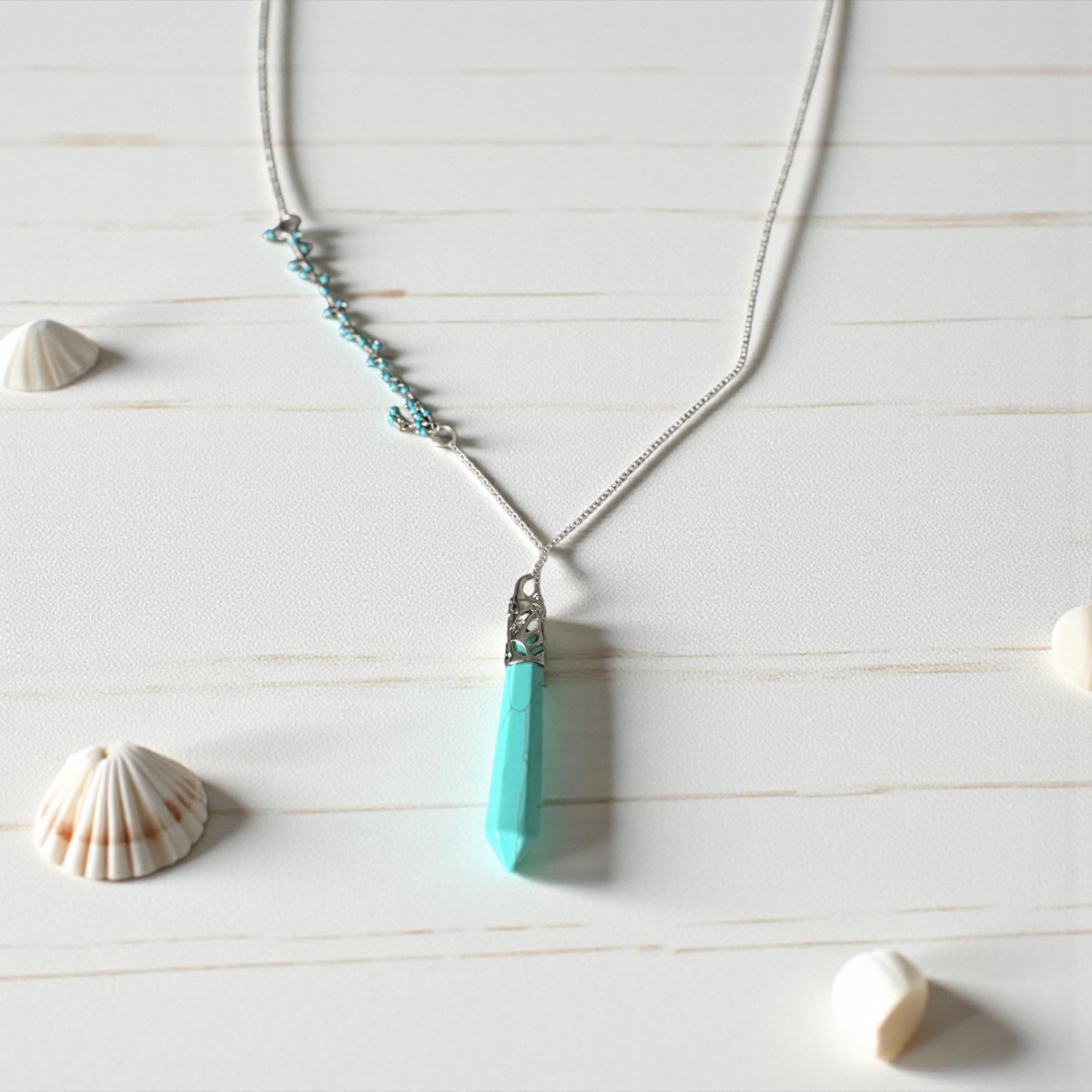 Arctic Glow Prism Necklace