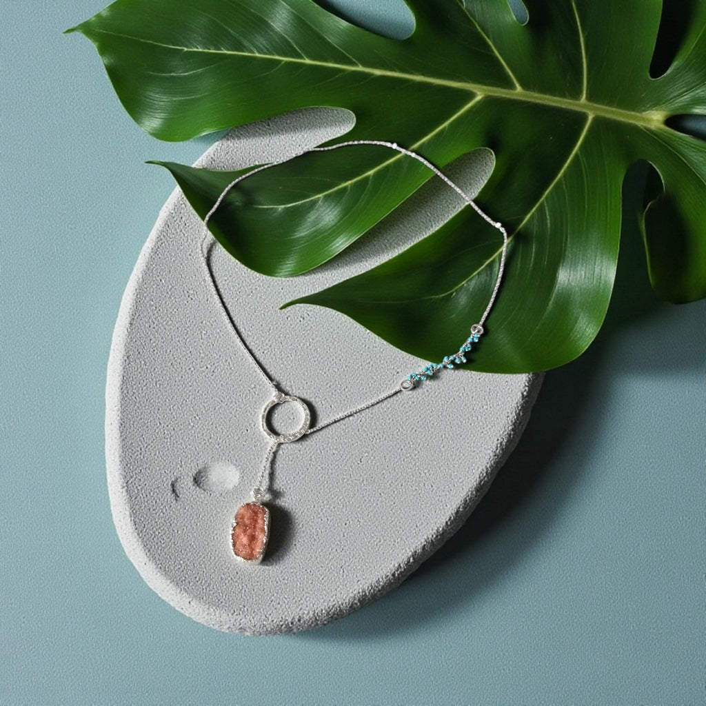 Celestial Ember Pendant Necklace