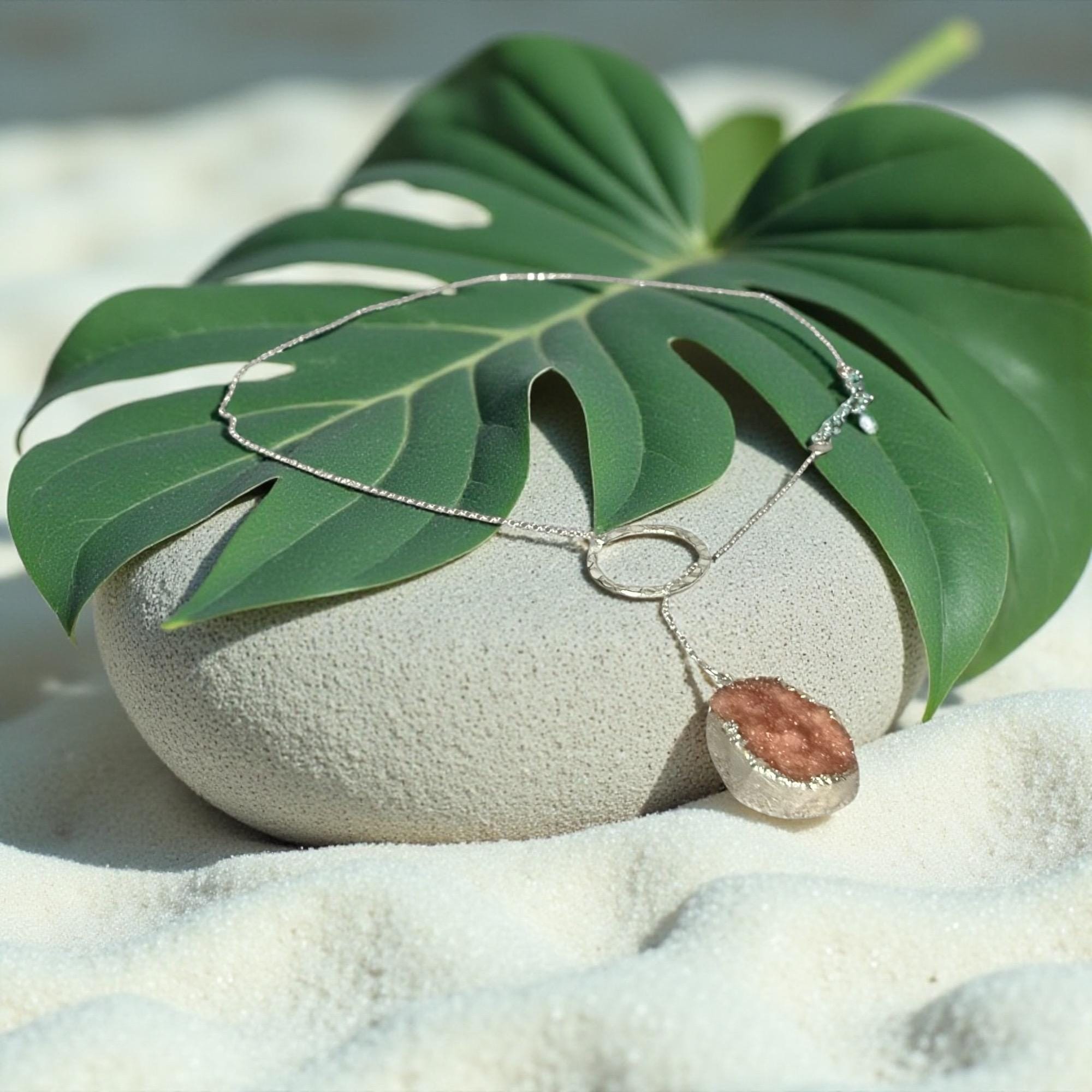 Celestial Ember Pendant Necklace