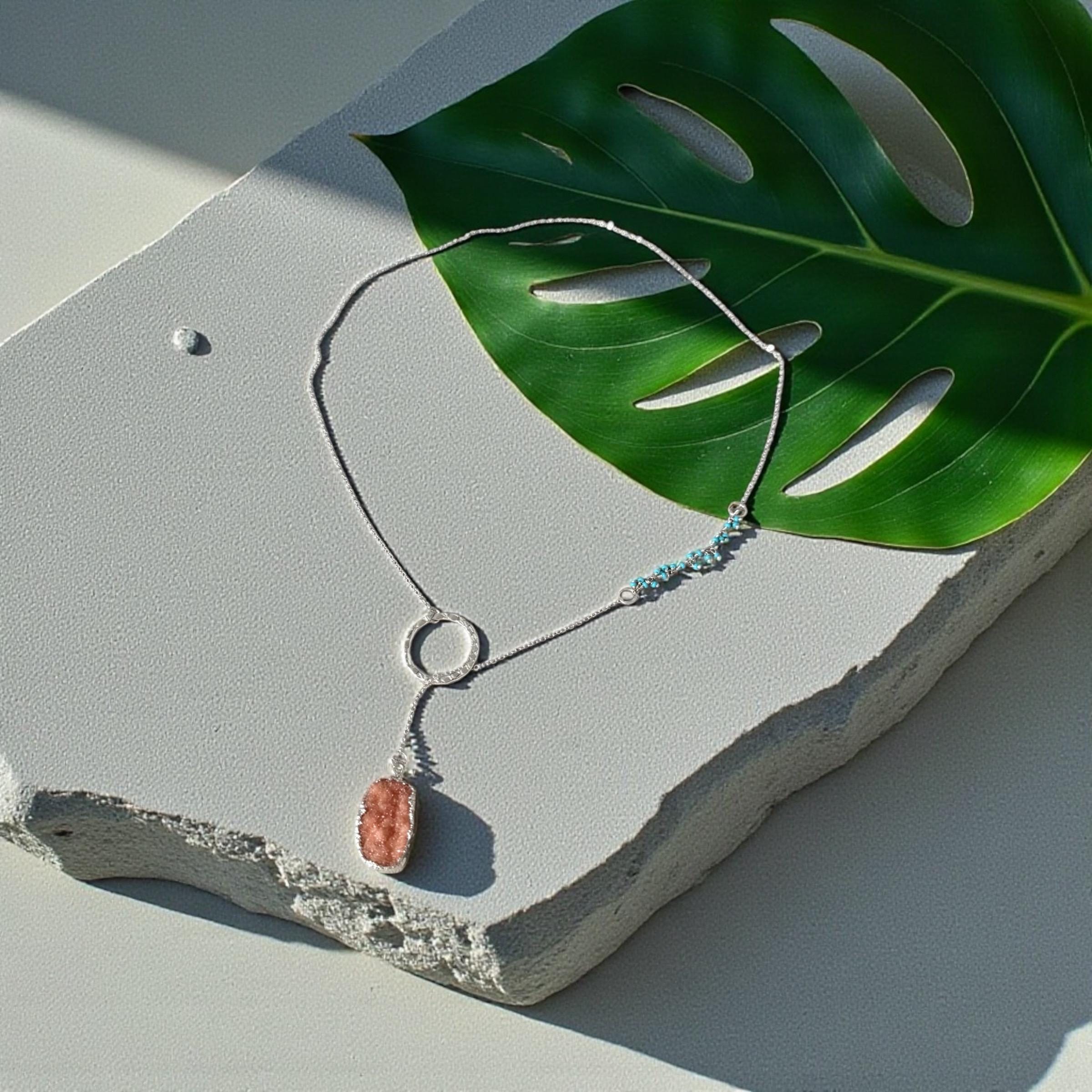 Celestial Ember Pendant Necklace