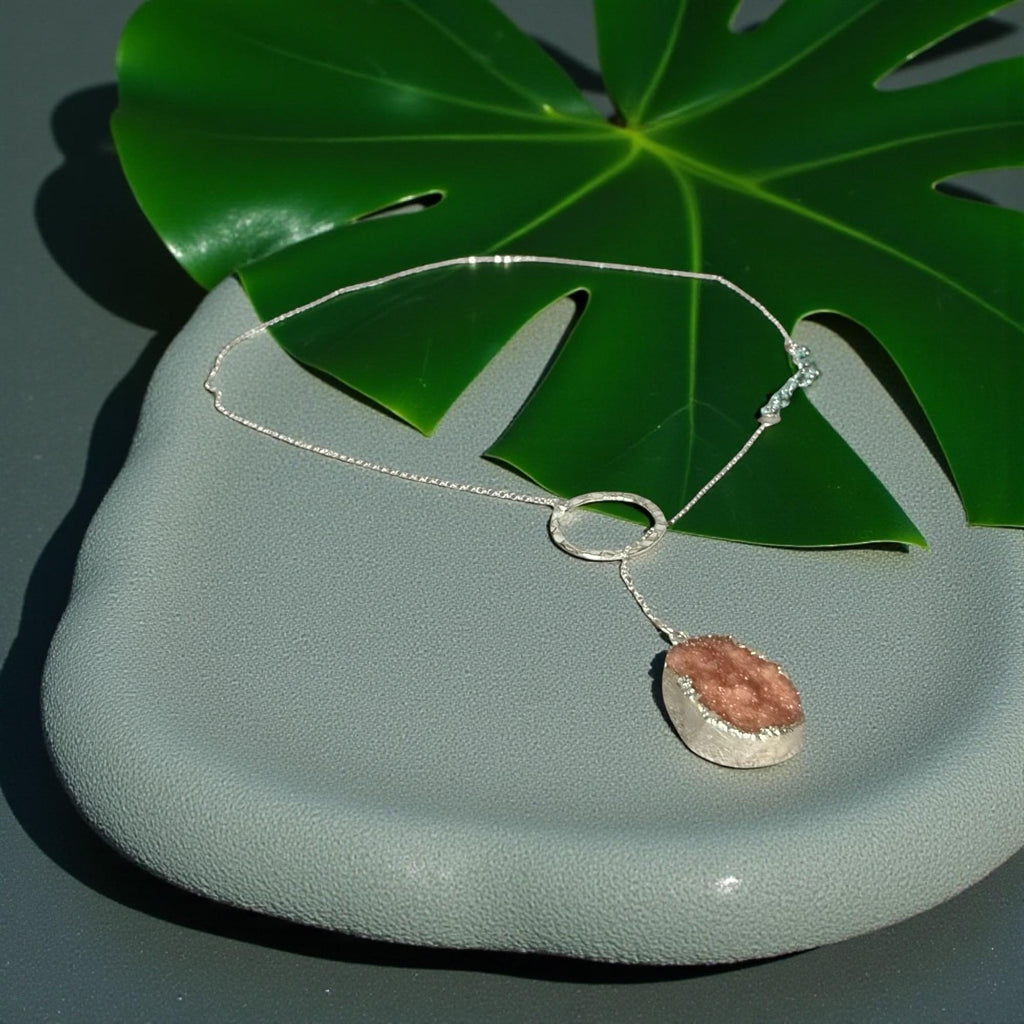 Celestial Ember Pendant Necklace