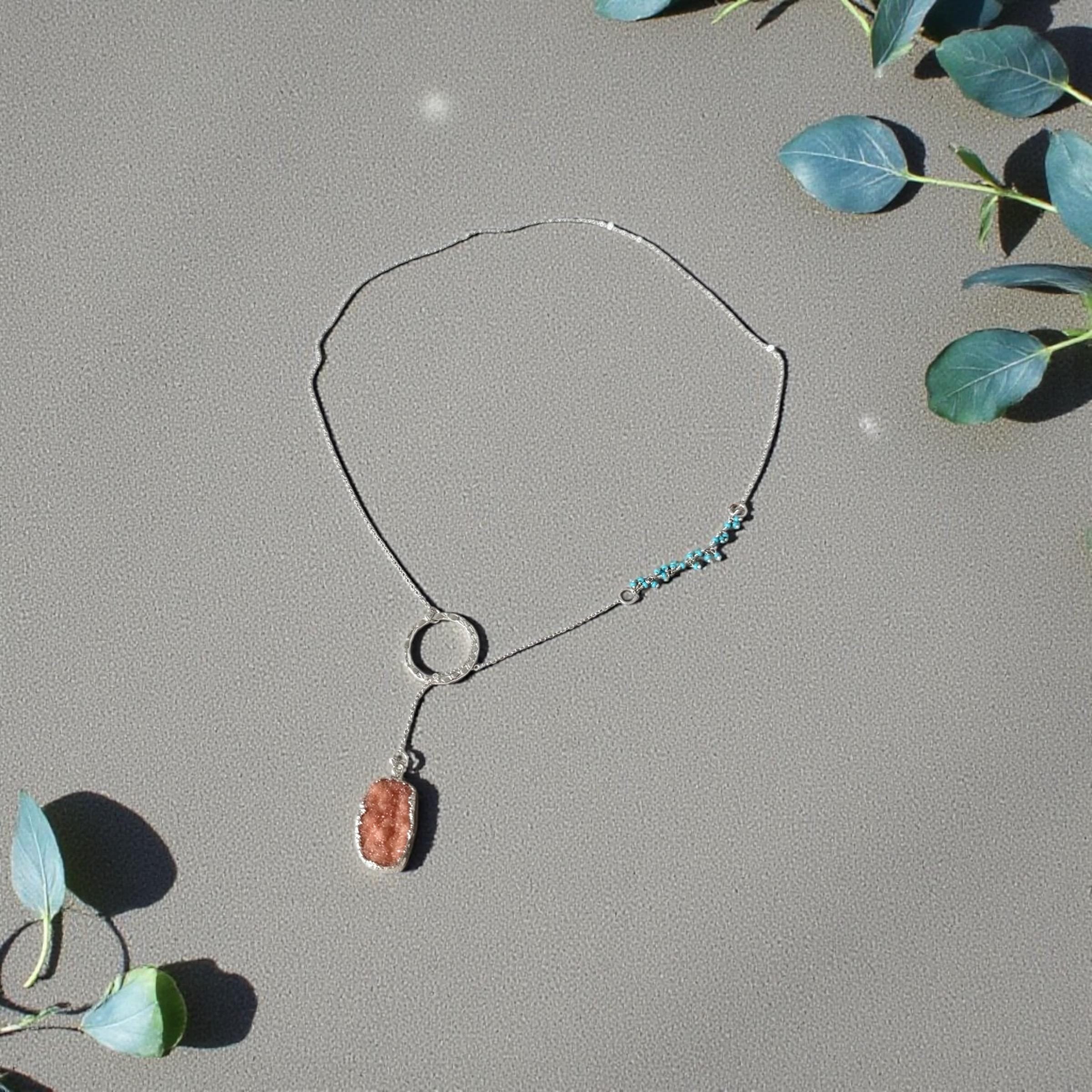 Celestial Ember Pendant Necklace