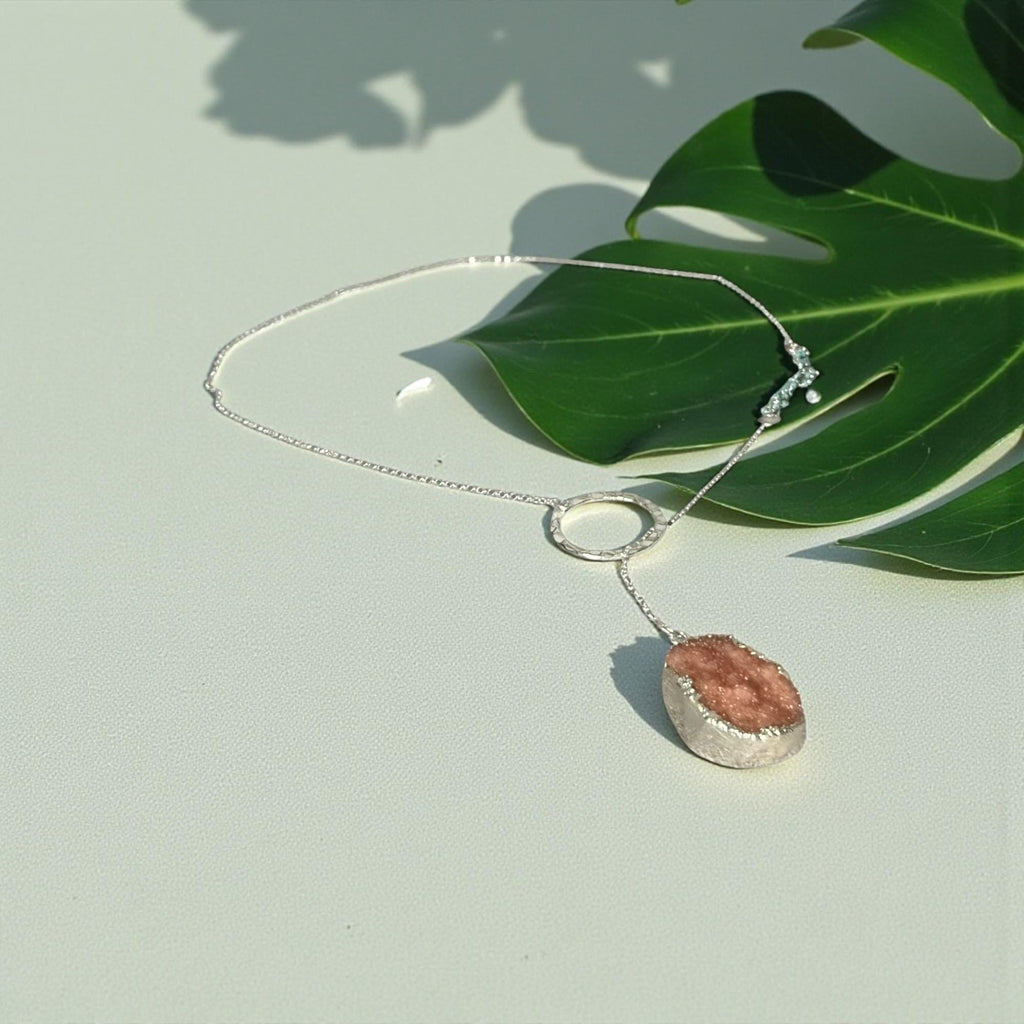 Celestial Ember Pendant Necklace