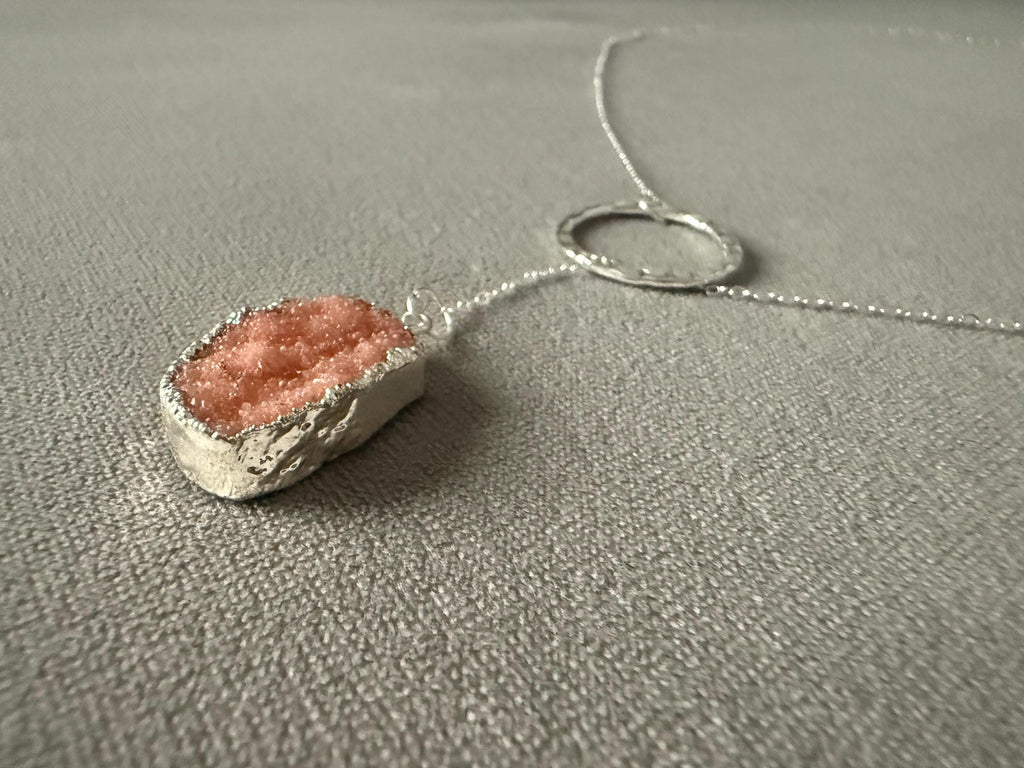 Celestial Ember Pendant Necklace