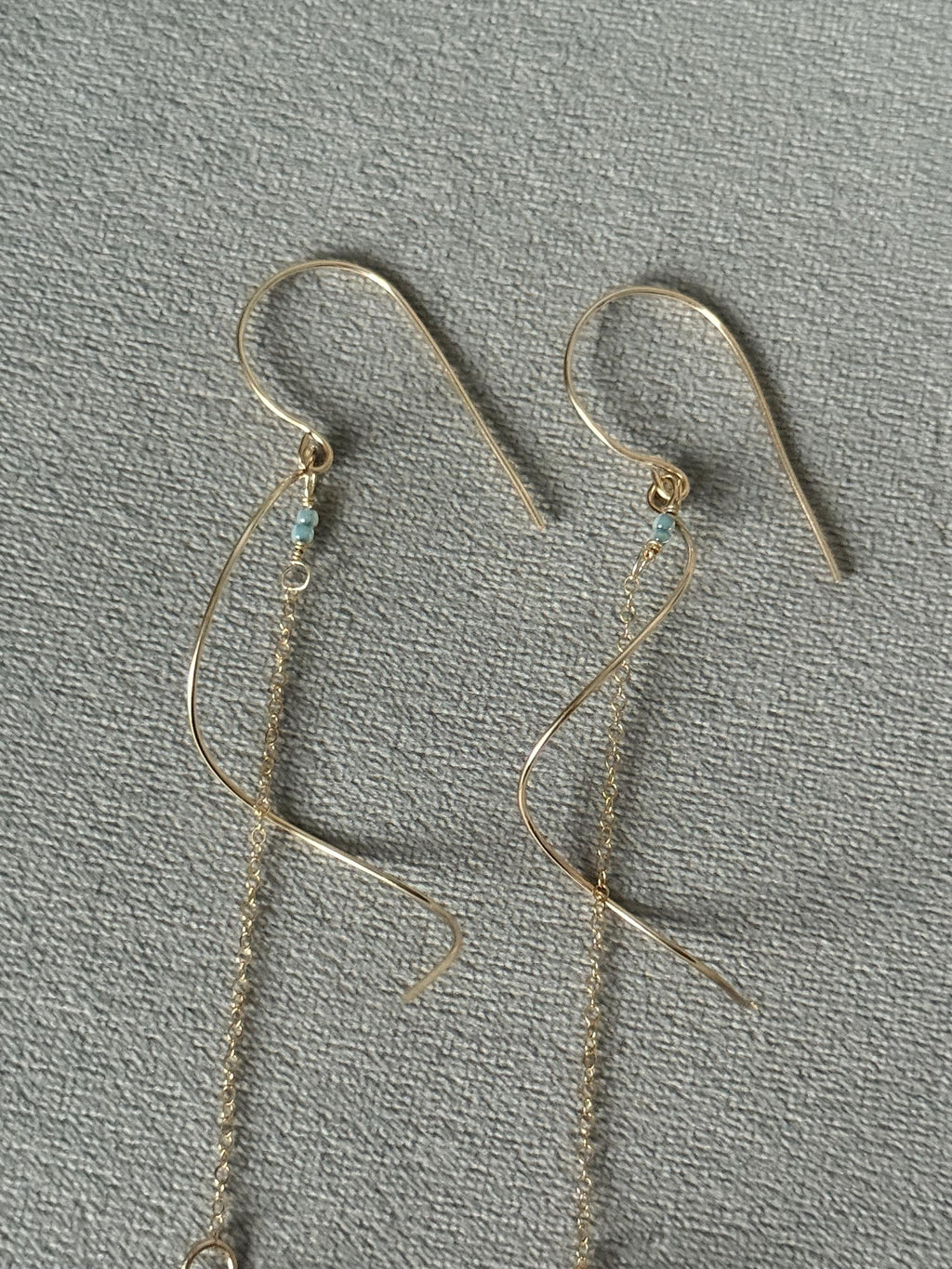 Sculpted Golden Tide Shell Earrings