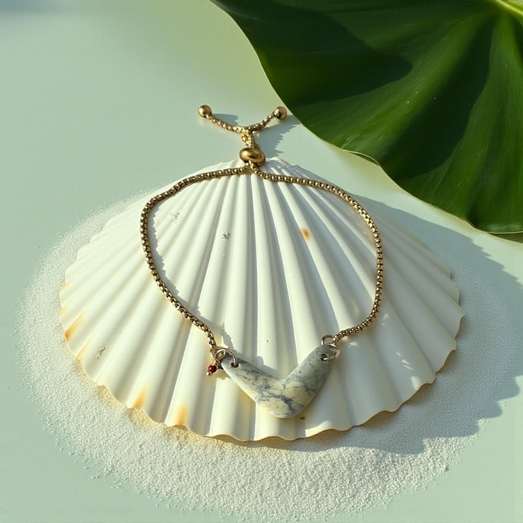 Marble Crest Luxe Bolo Slider Bracelet