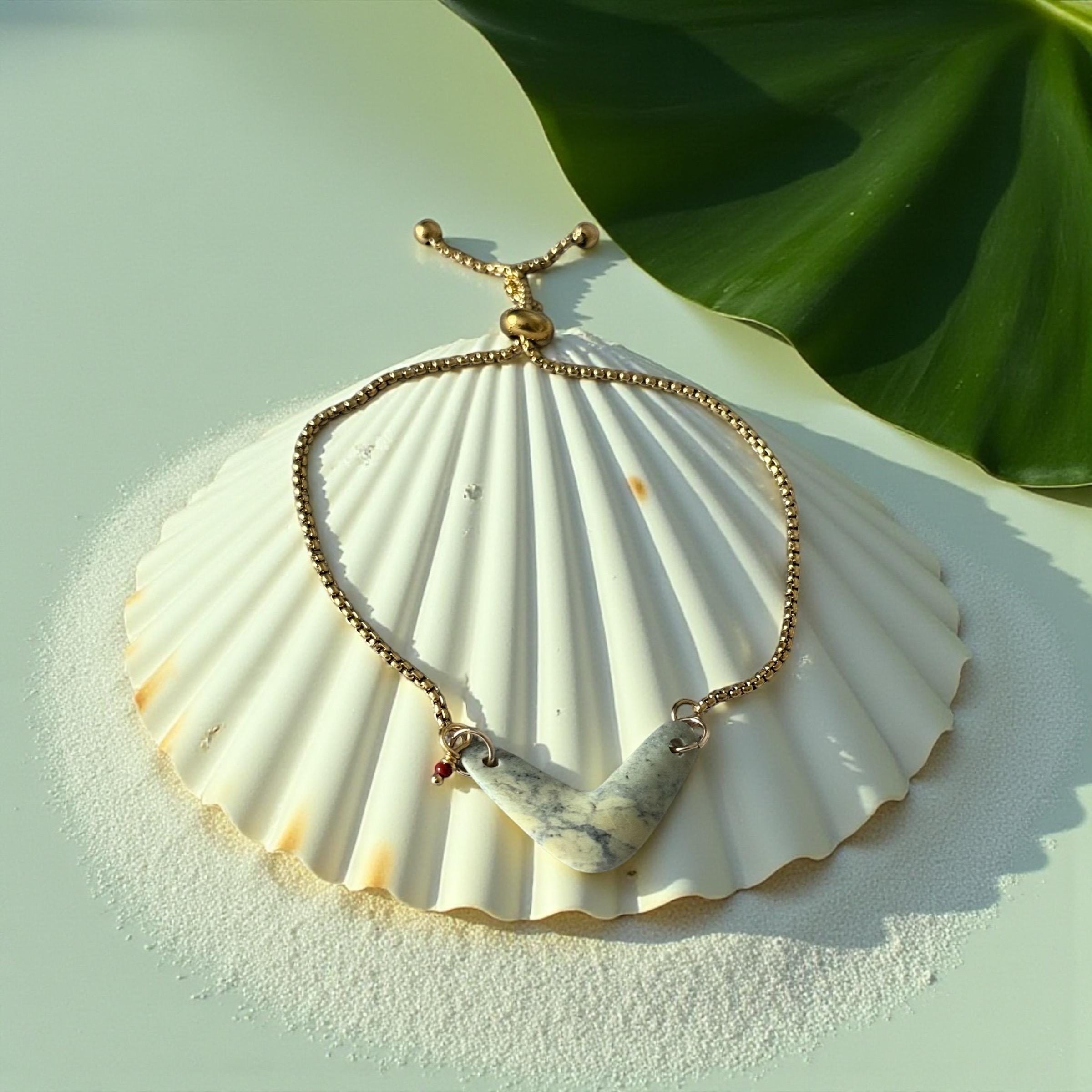 Marble Crest Luxe Bolo Slider Bracelet