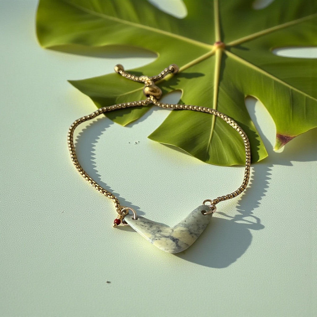 Marble Crest Luxe Bolo Slider Bracelet