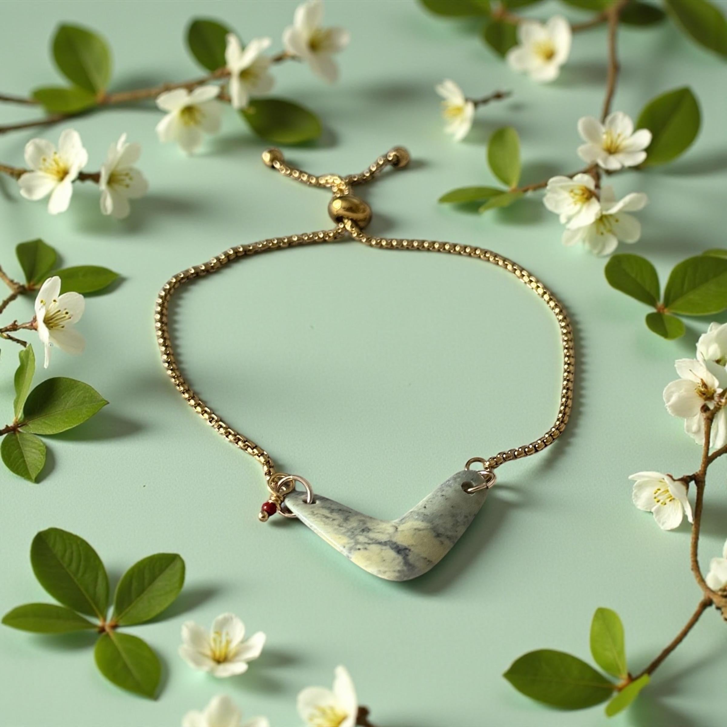 Marble Crest Luxe Bolo Slider Bracelet