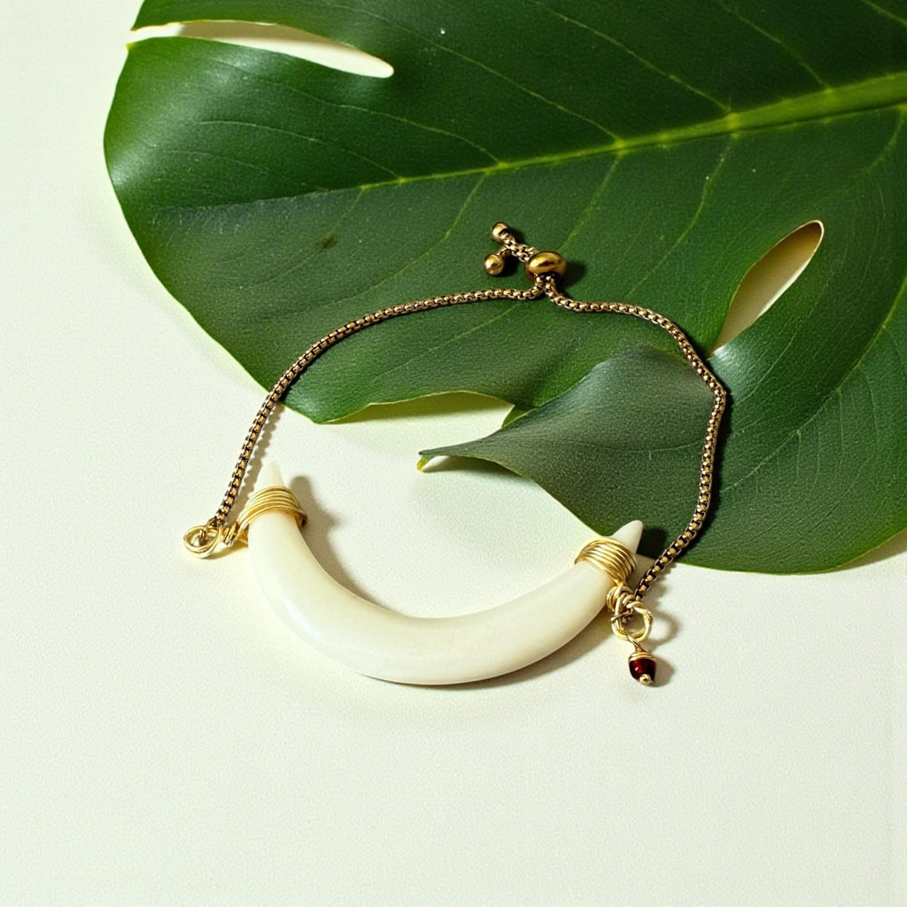 Lunar Fang Luxe Bolo Bracelet