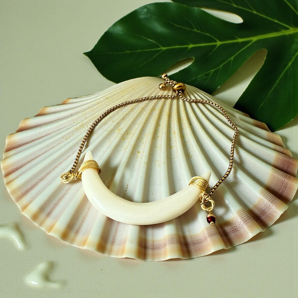 Lunar Fang Luxe Bolo Bracelet