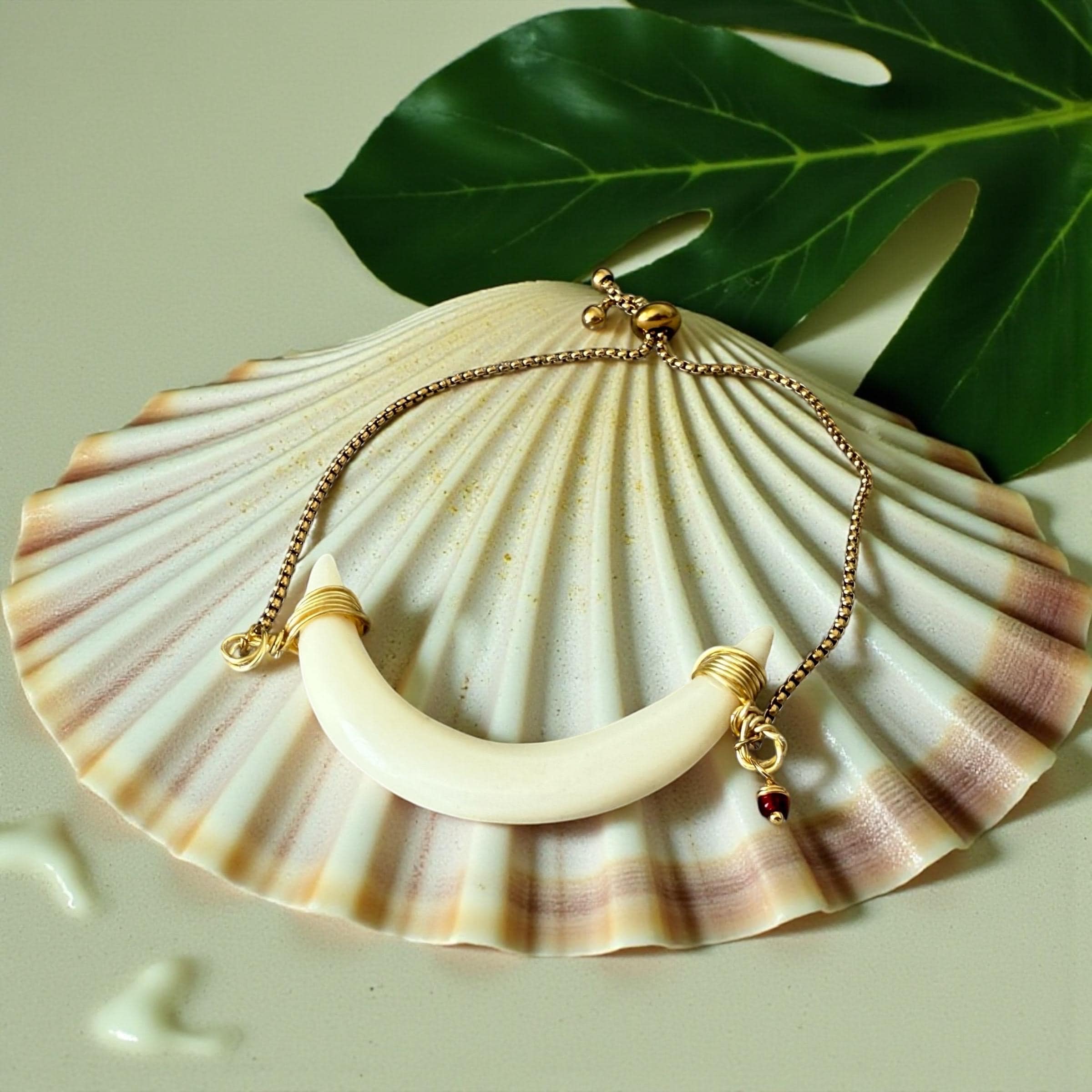 Lunar Fang Luxe Bolo Bracelet