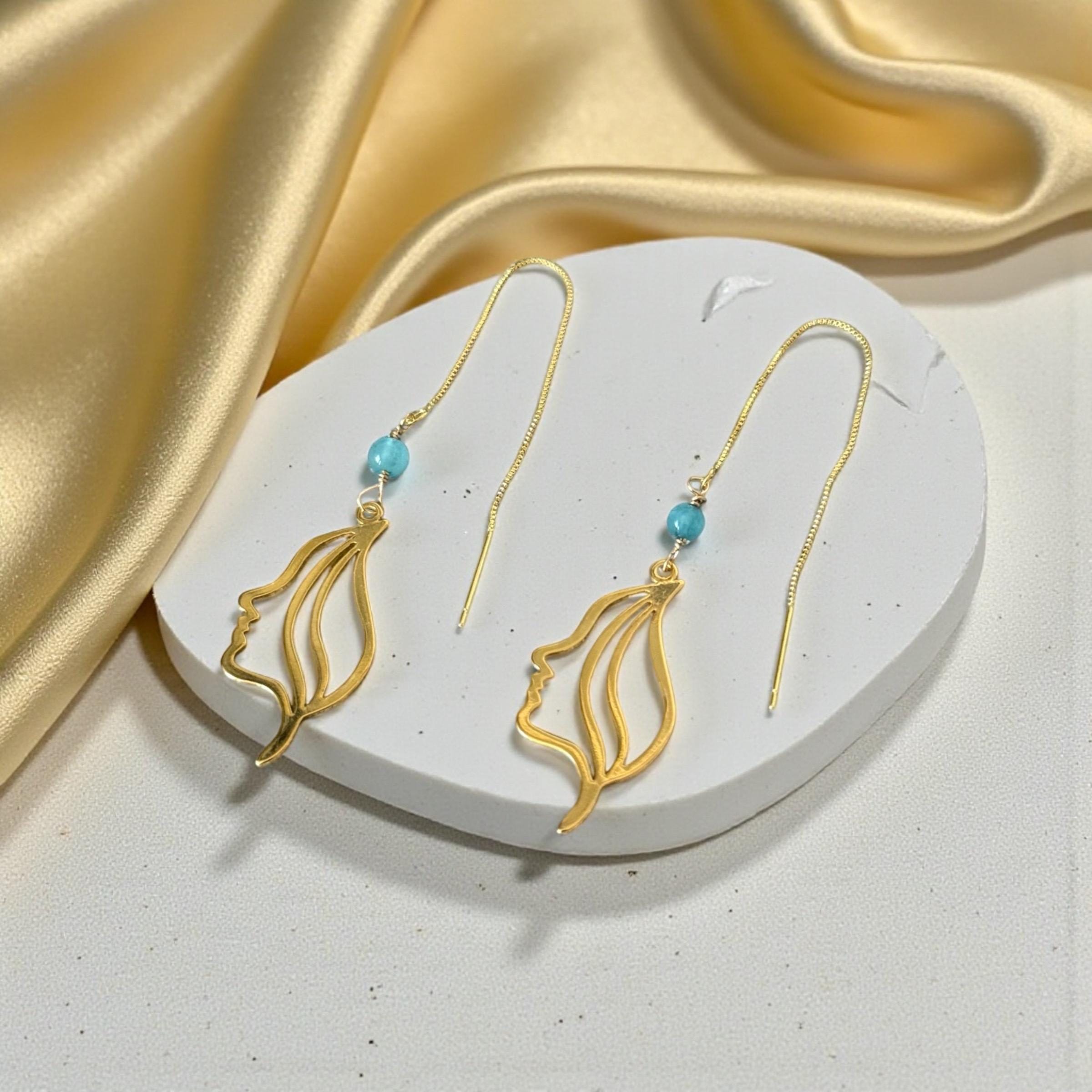 Muse Silhouette Threader Earrings